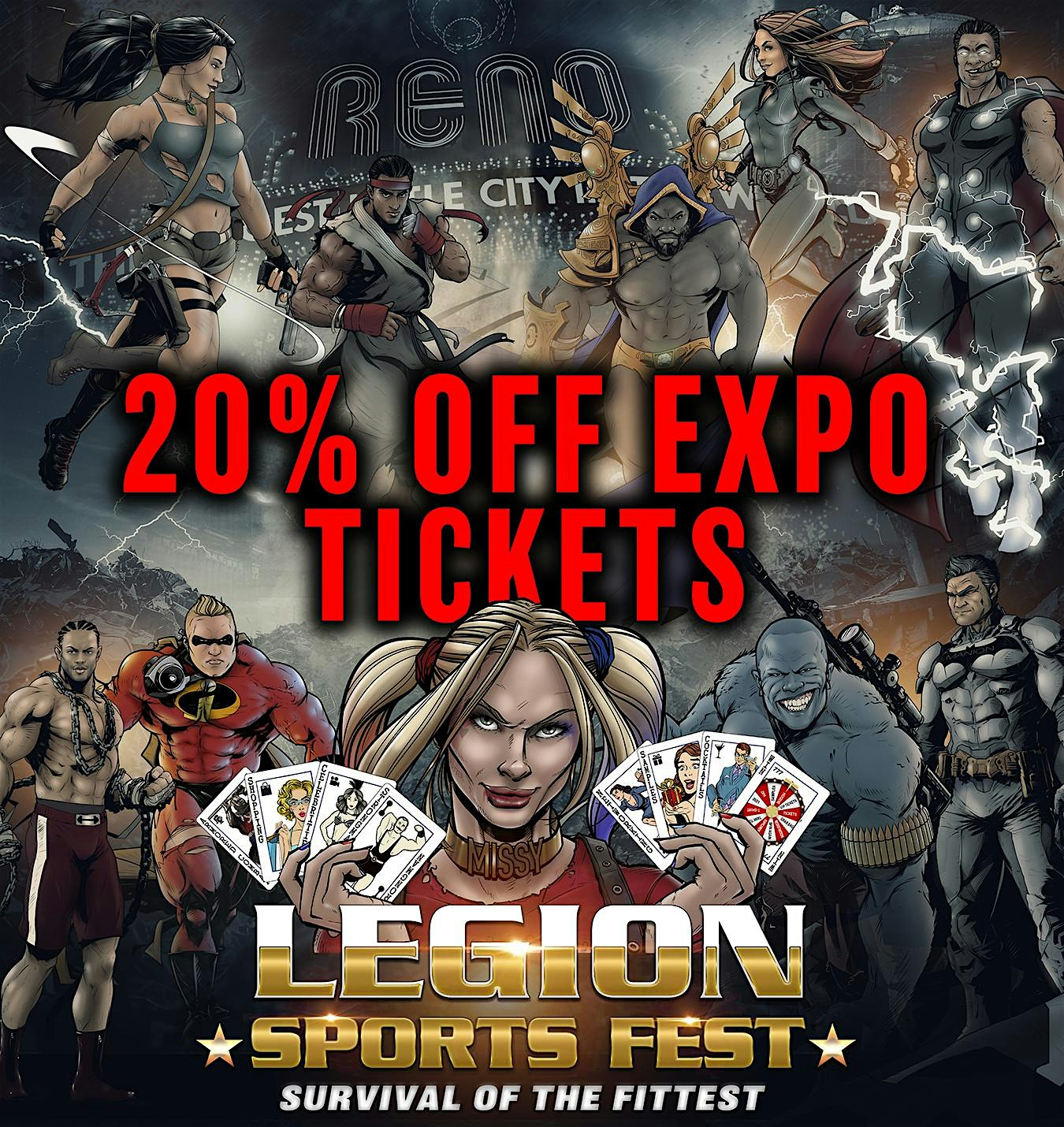 VIP Access Legion Sports Fest SATURDAY – Reno, NV