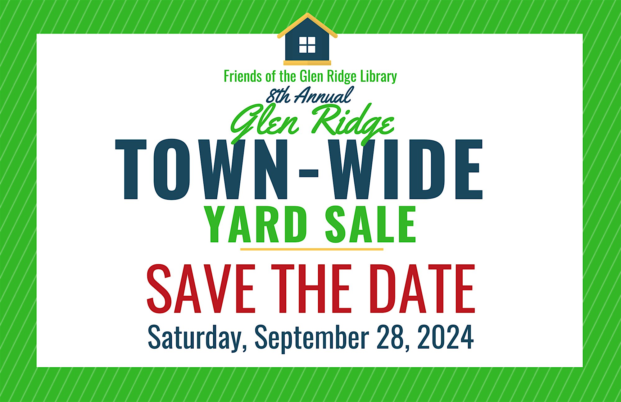 Friends of the Glen Ridge Library 8th Annual Town-Wide Yard Sale – Glen Ridge, NJ