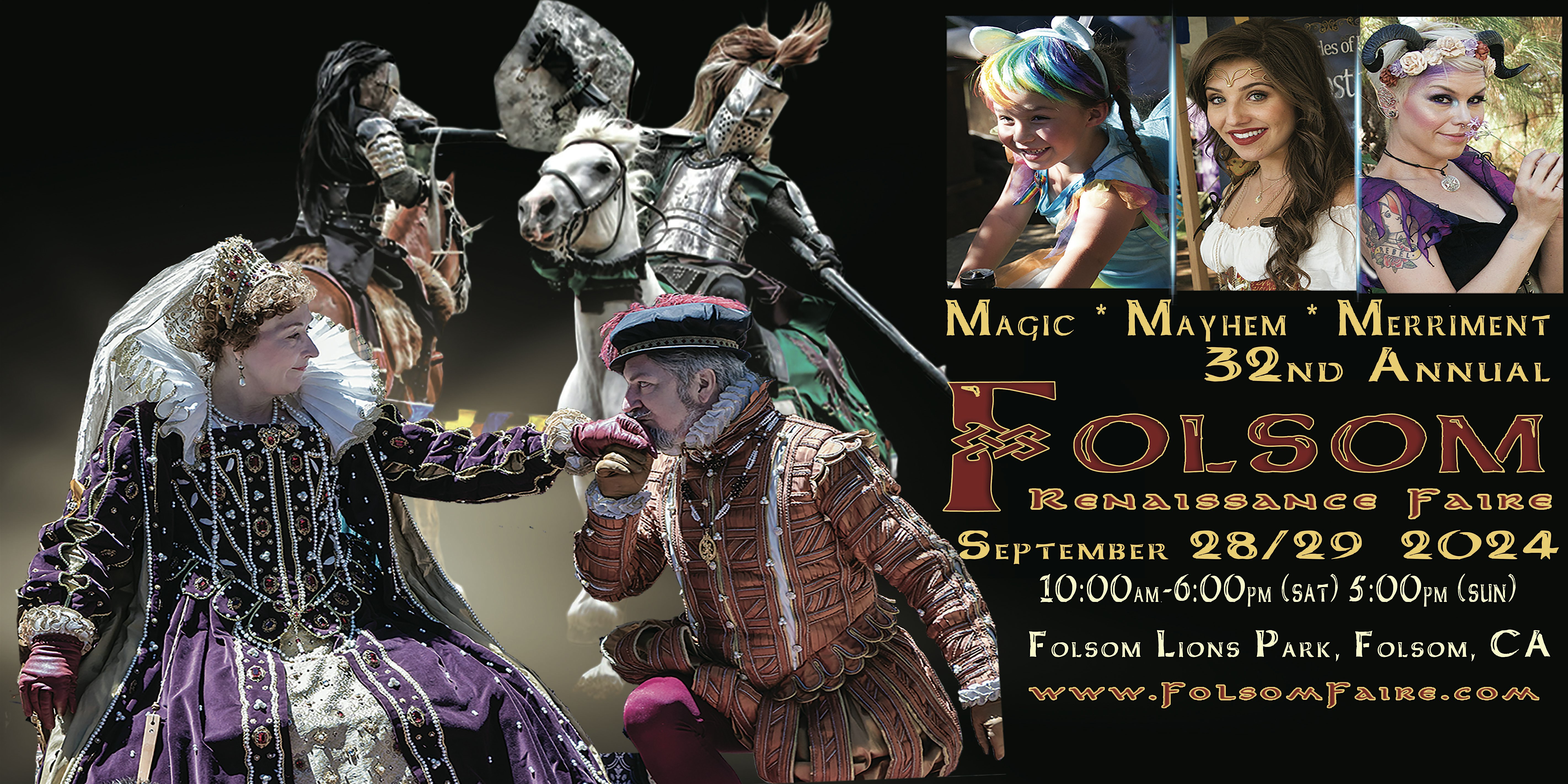 32nd Folsom Renaissance Faire & Joust – Folsom, CA