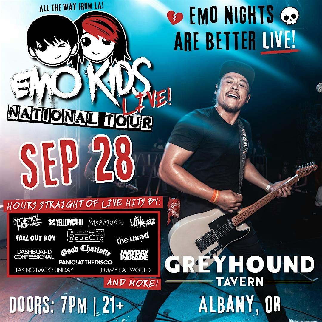 EMO NIGHT LIVE featuring EMO KIDS & DJ OSH – Albany, OR