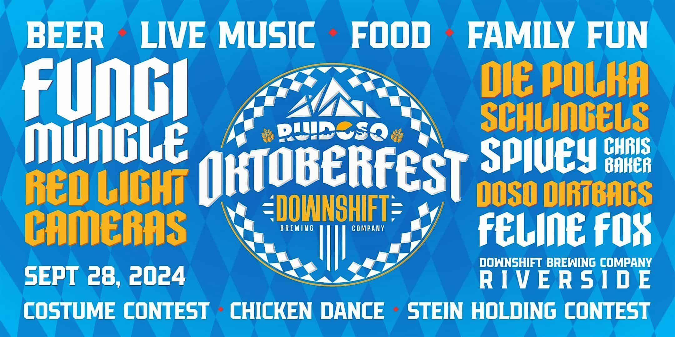 Ruidoso Oktoberfest – Downshift Brewing Company Riverside – Ruidoso, NM