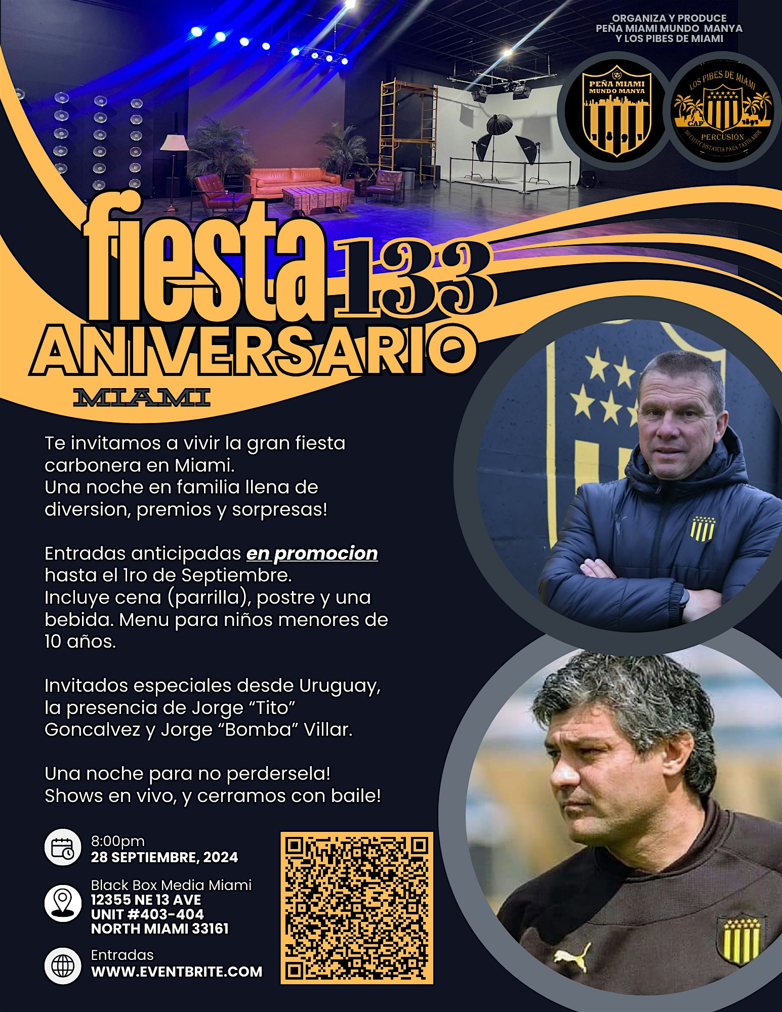 133 Aniversario de Peñarol en Miami – North Miami, FL