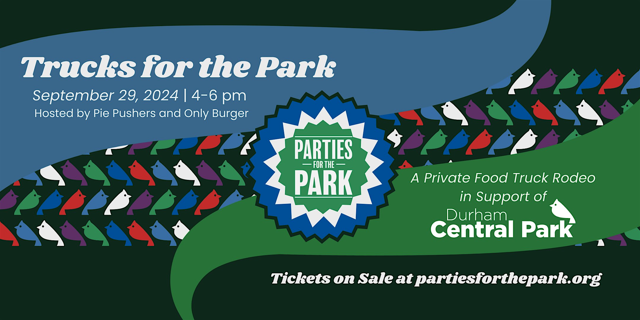 Trucks for the Park! On Sale August 23 – Durham, NC