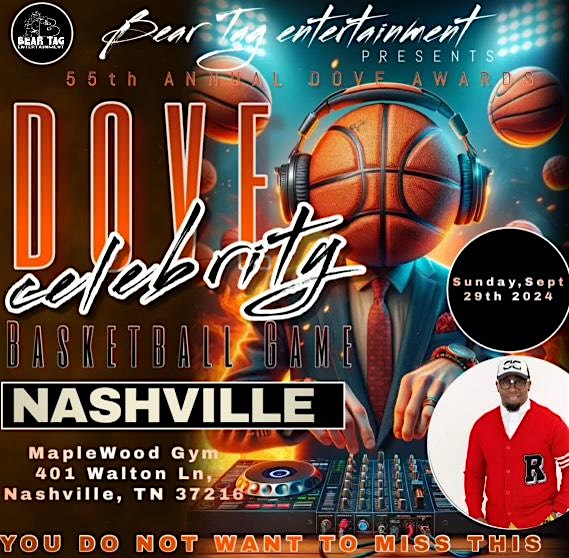 Bear Tag / GMA Dove Celebrity Basketball Game – Nashville, TN