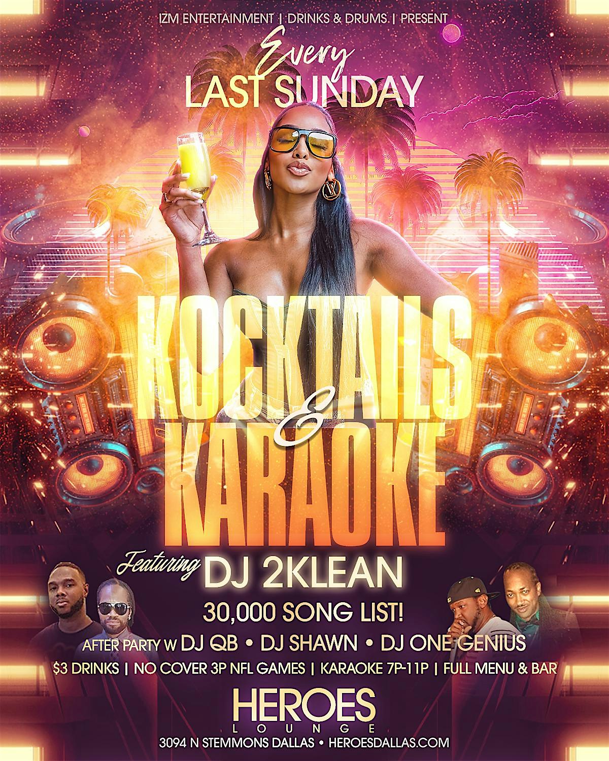 KARAOKE & KOCKTAILS | LIBRA Season – DALLAS, TX