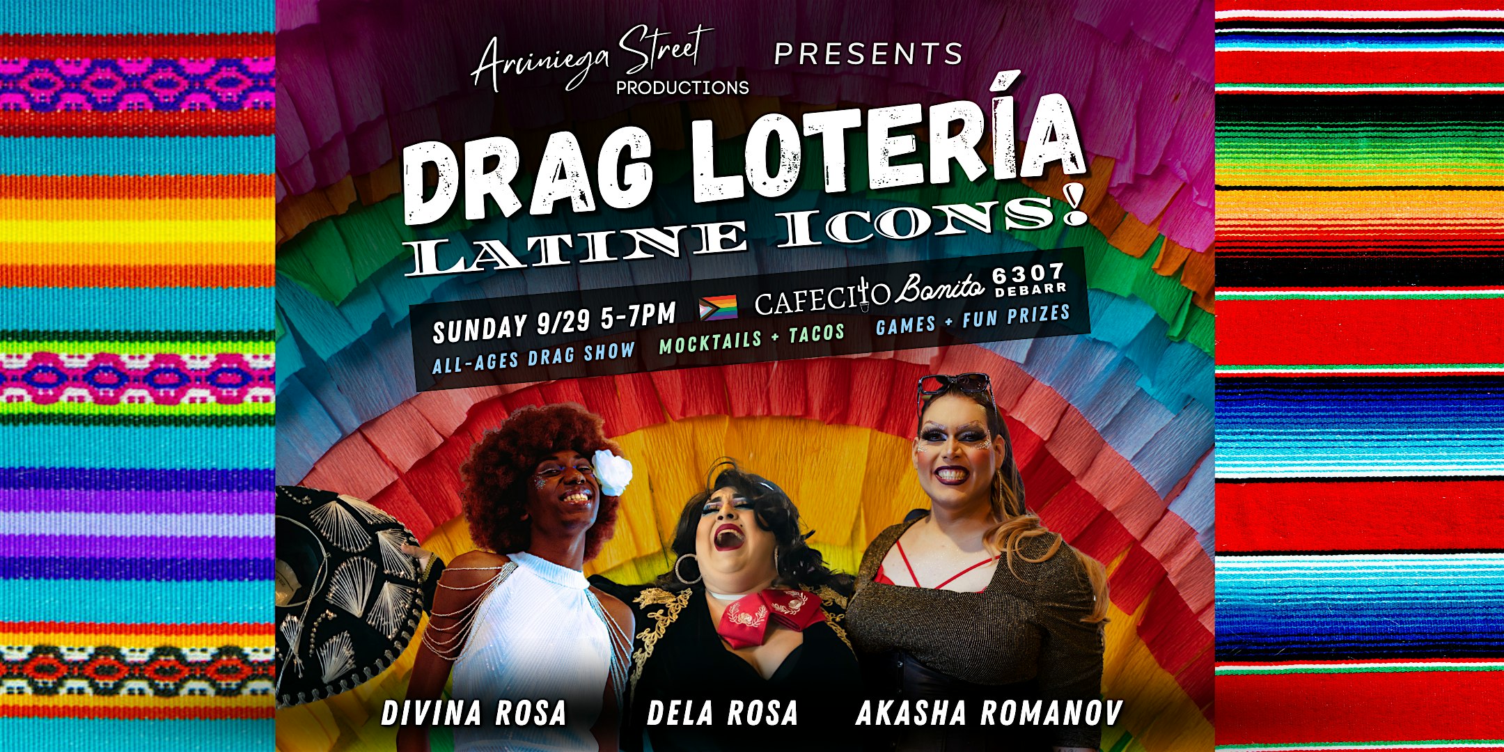 Drag Lotería: Latine Icons!  Hispanic Heritage Month – Anchorage, AK