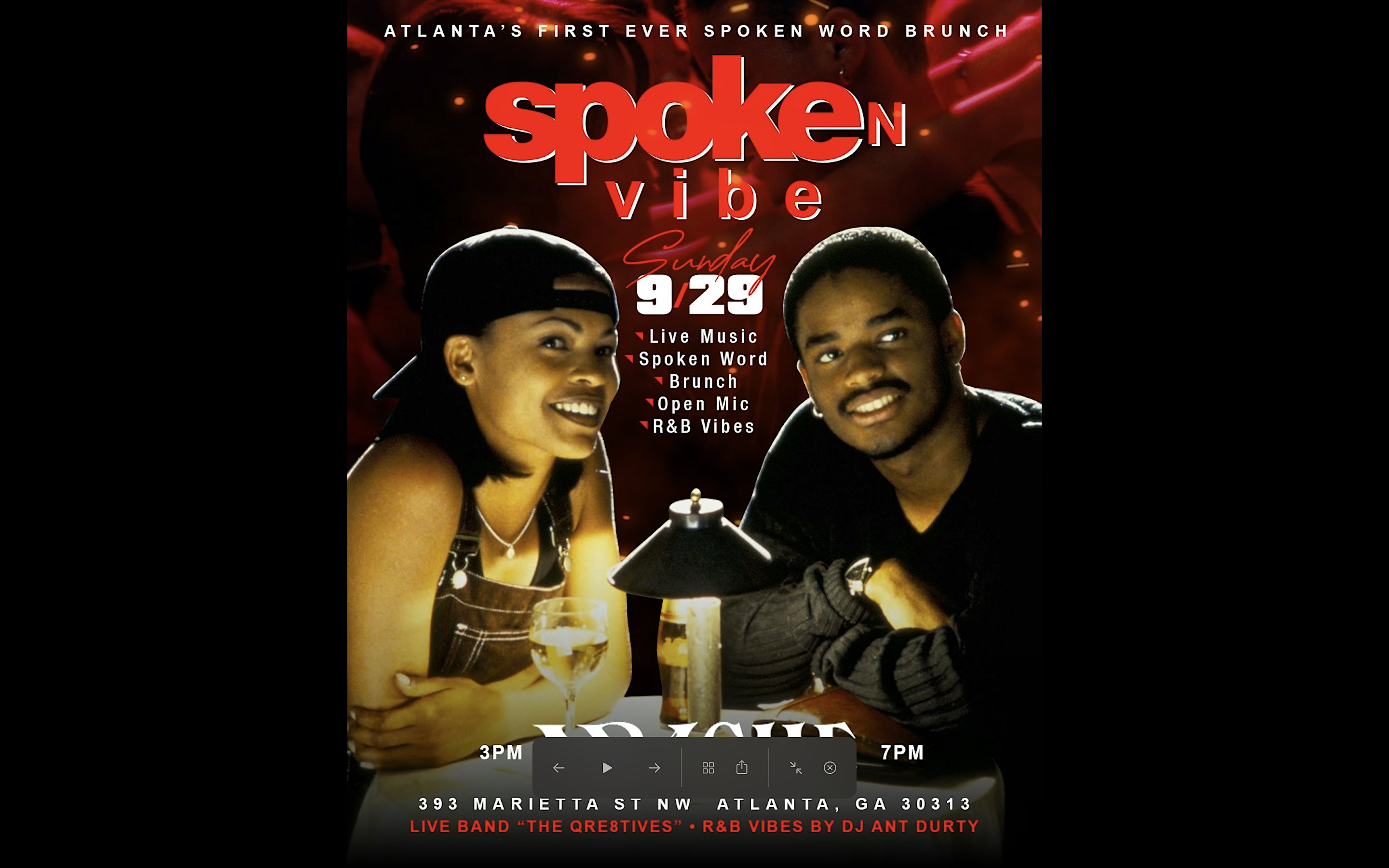 Spoke & Vibe: Live Music, Poetry, & Comedy – Atlanta, GA