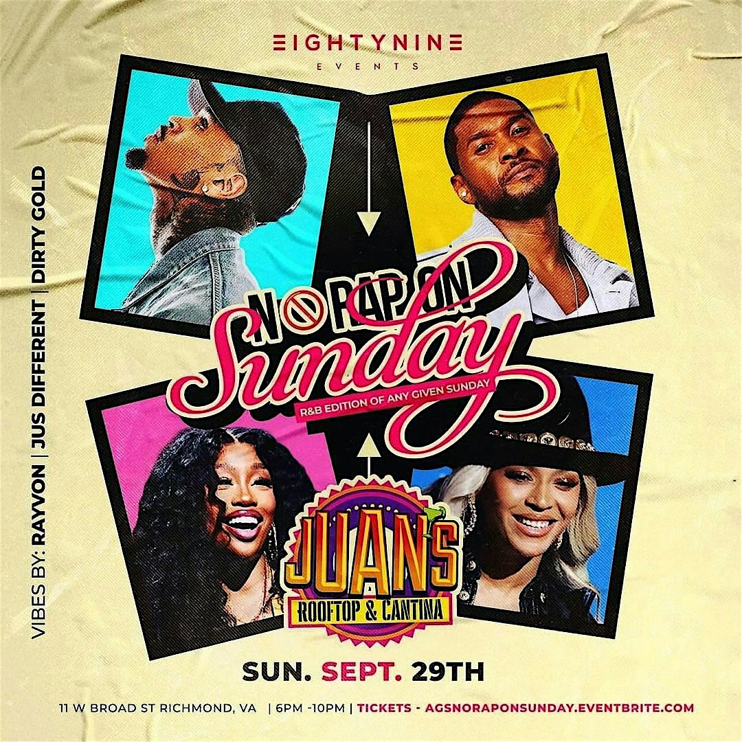 NO RAP ON SUNDAY: A Special R&B Edition of Any Given Sunday – Richmond, VA