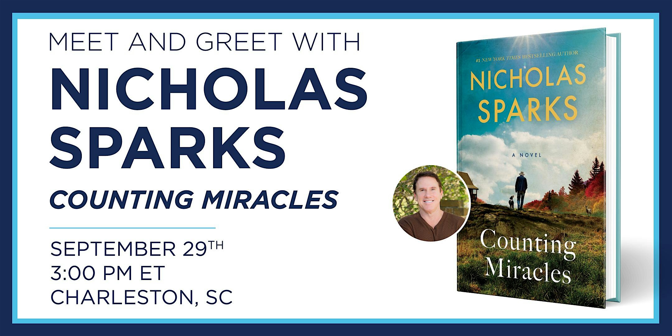 Meet & Greet with Nicholas Sparks – North Charleston, SC