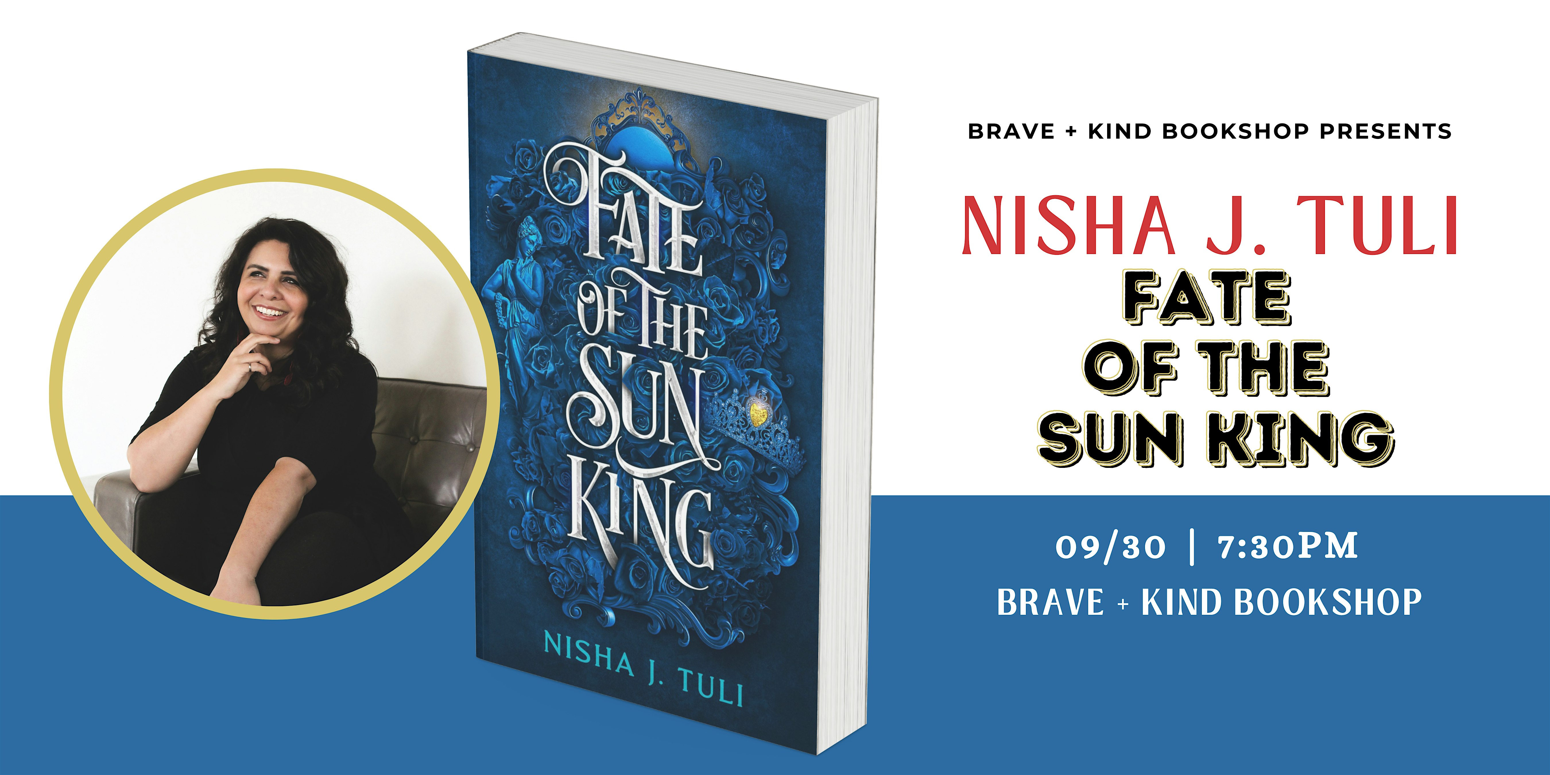 AUTHOR EVENT | Nisha J. Tuli | Fate of the Sun King | Sept 30th – Decatur, GA