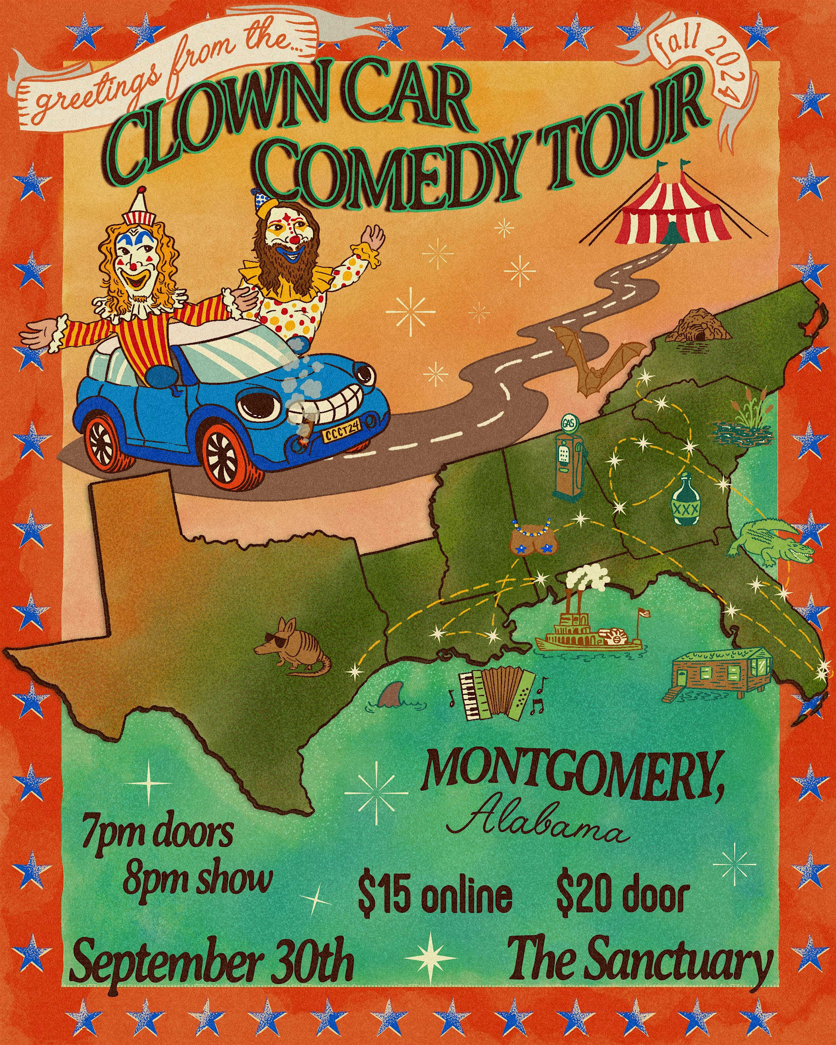 Clown Car Comedy Tour – Montgomery – Montgomery, AL