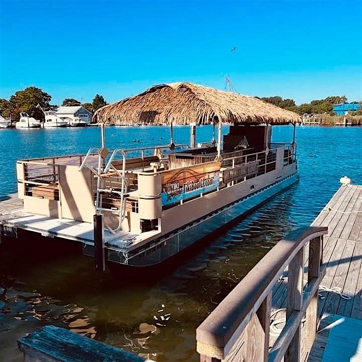 TIki Boat Booze Cruise in Oakdale, NY. Afternoon Times – Oakdale, NY