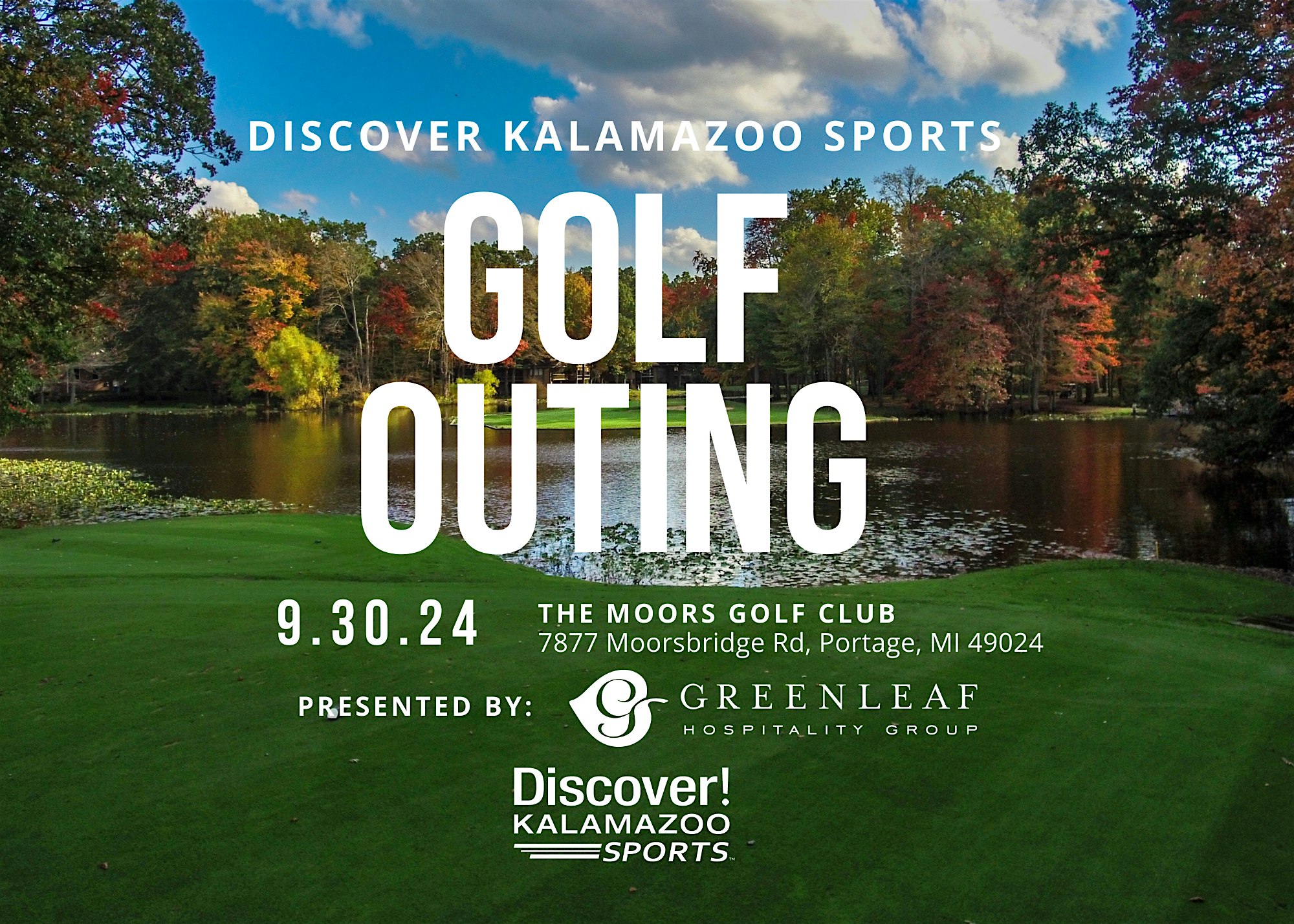 2024 Discover Kalamazoo Sports Golf Outing – Portage, MI