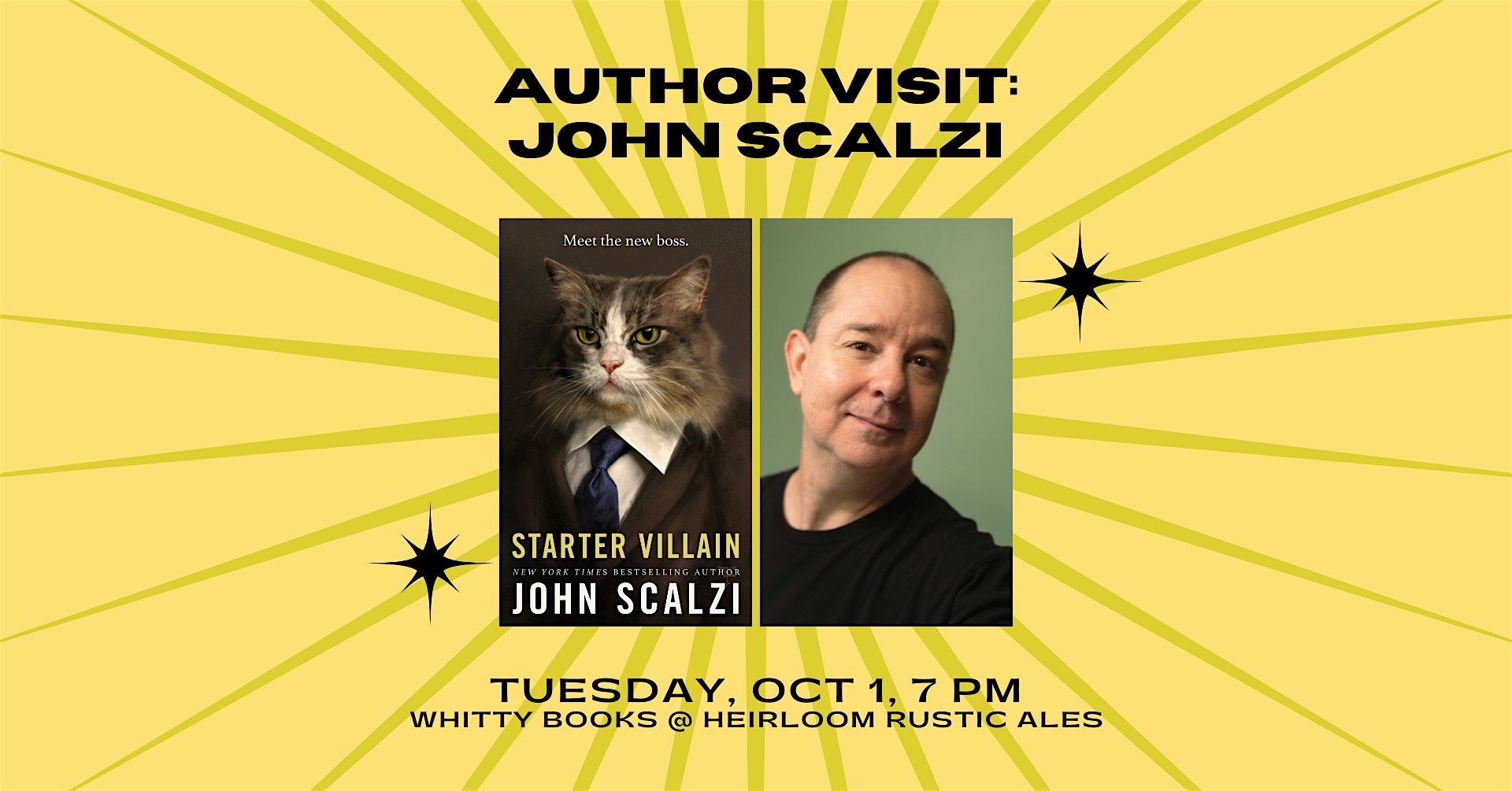 Author Visit: John Scalzi – Tulsa, OK