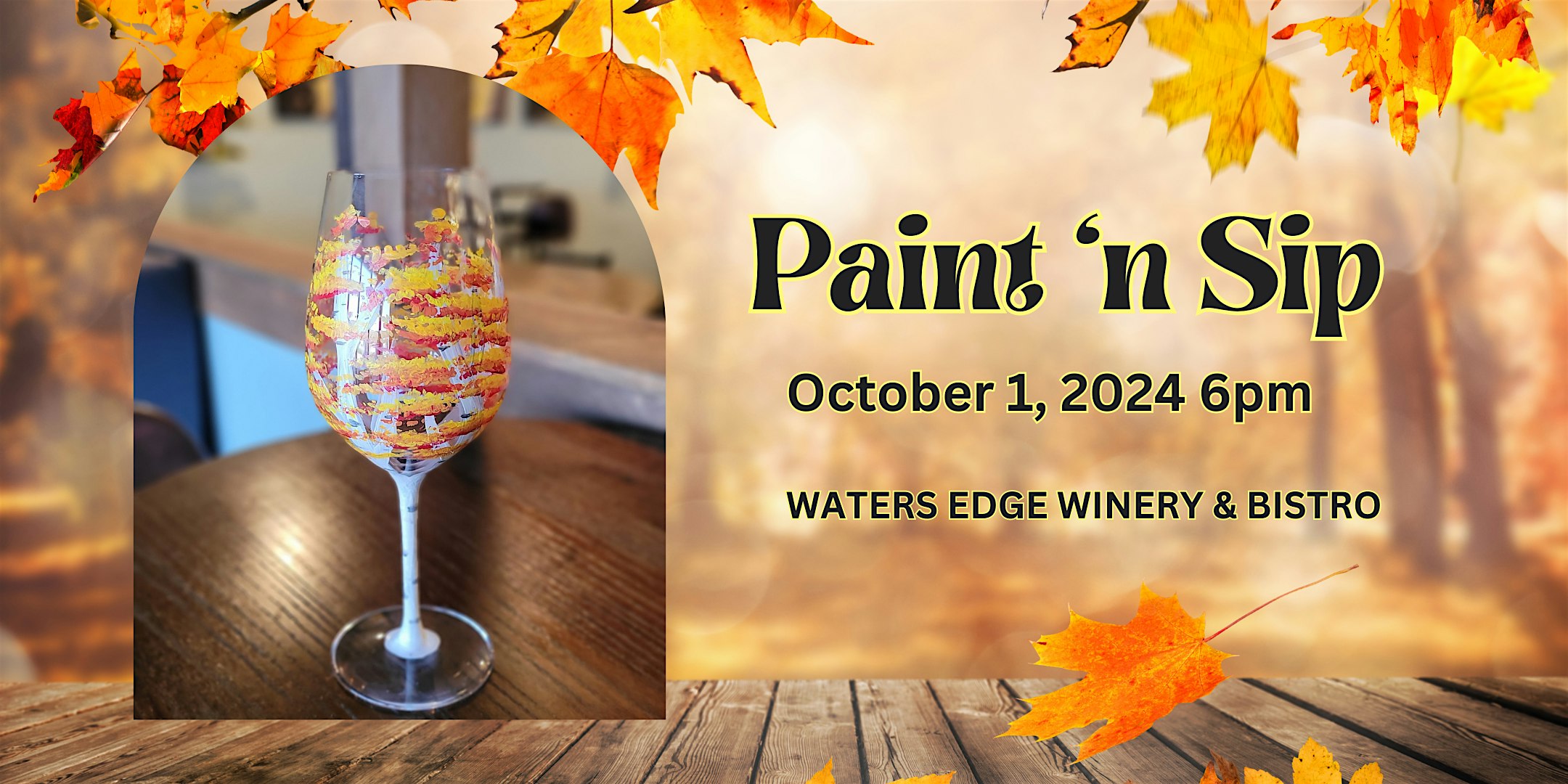 Autumn Paint ‘n Sip Wine Glass Event! – Kalispell, MT