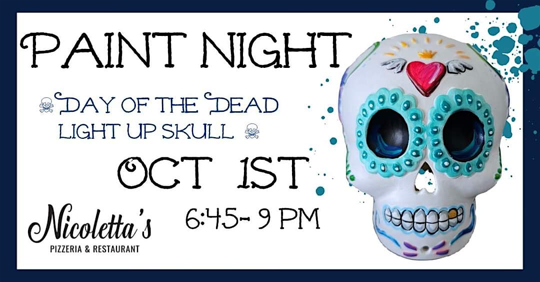 Light Up Sugar Skull Paint Night – Boynton Beach, FL