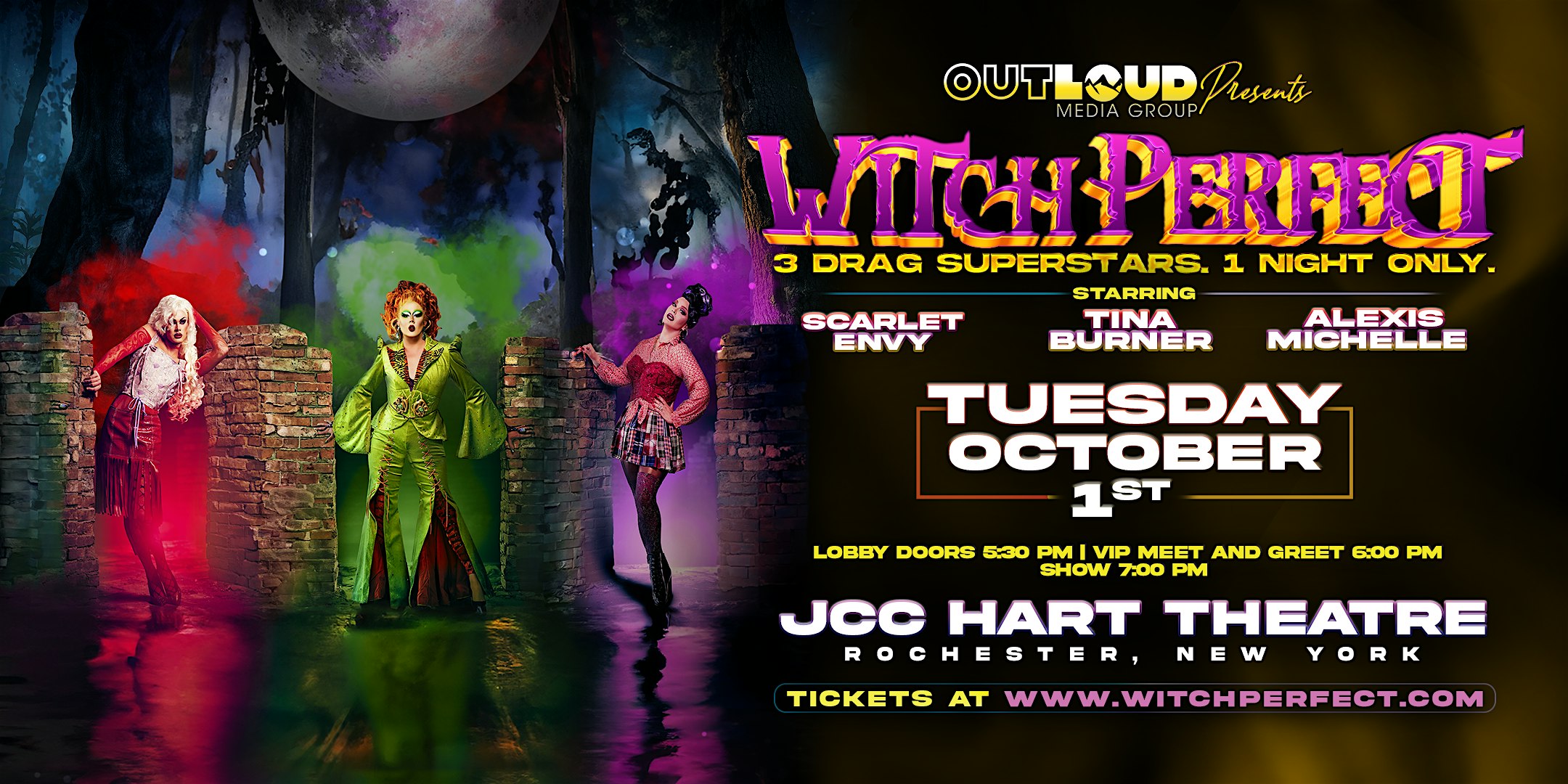 Witch Perfect with Tina Burner, Alexis Michelle and Scarlet Envy: Rochester – Rochester, NY