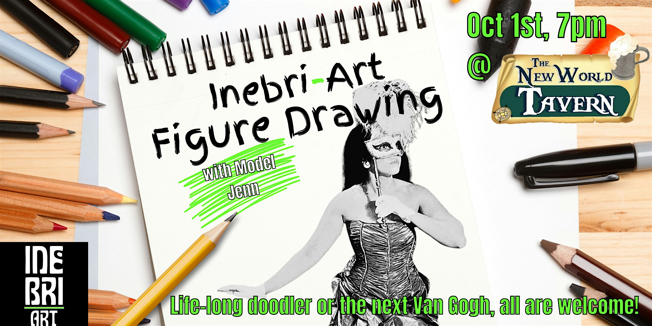 Inebri-Art Figure Drawing – Plymouth, MA