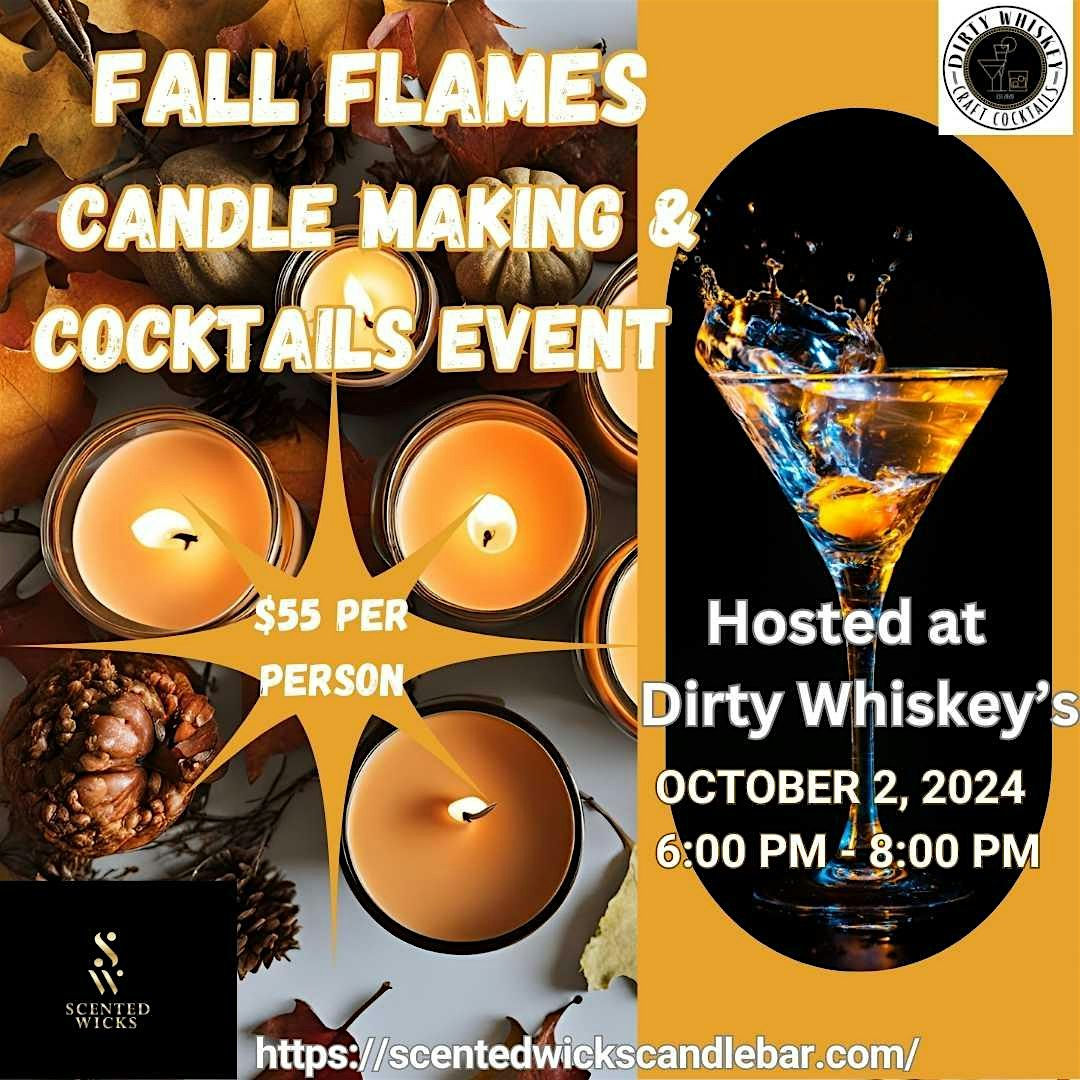 Fall Flames Candle Making and Cocktail Event – Hope Mills, NC