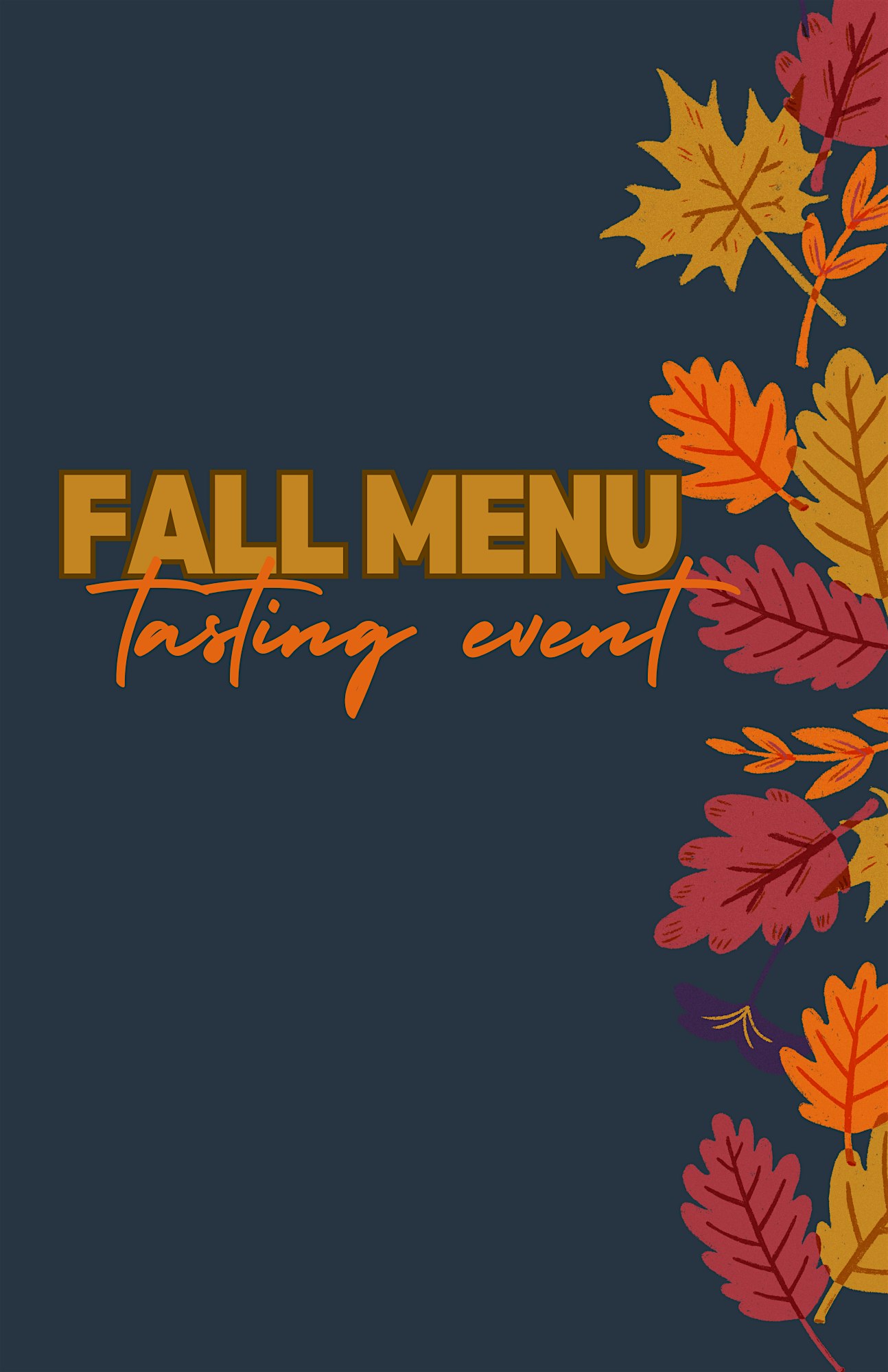 Fall New Menu Tasting – York, PA