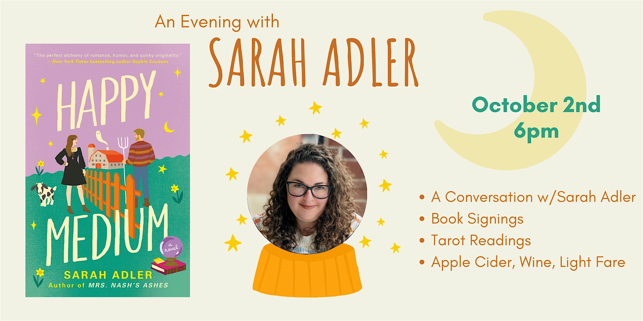 An Evening with Sarah Adler – York, PA