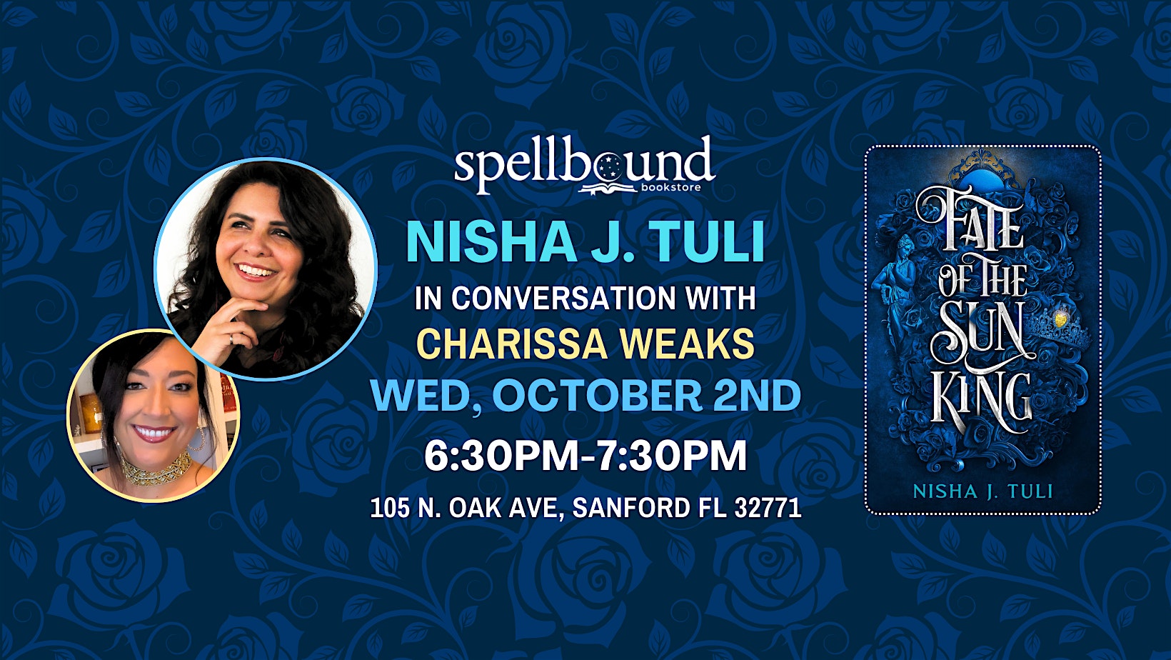 Nisha J. Tuli in conversation with Charissa Weaks – Sanford, FL