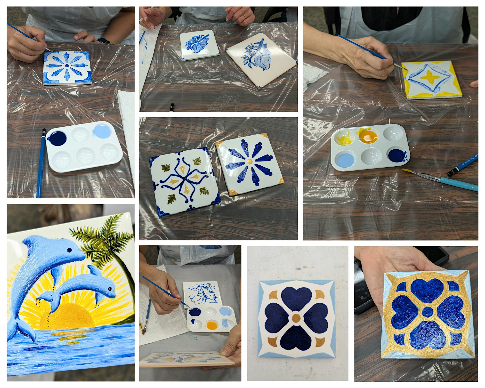 Tile Painting Workshop – Santa Clara, CA