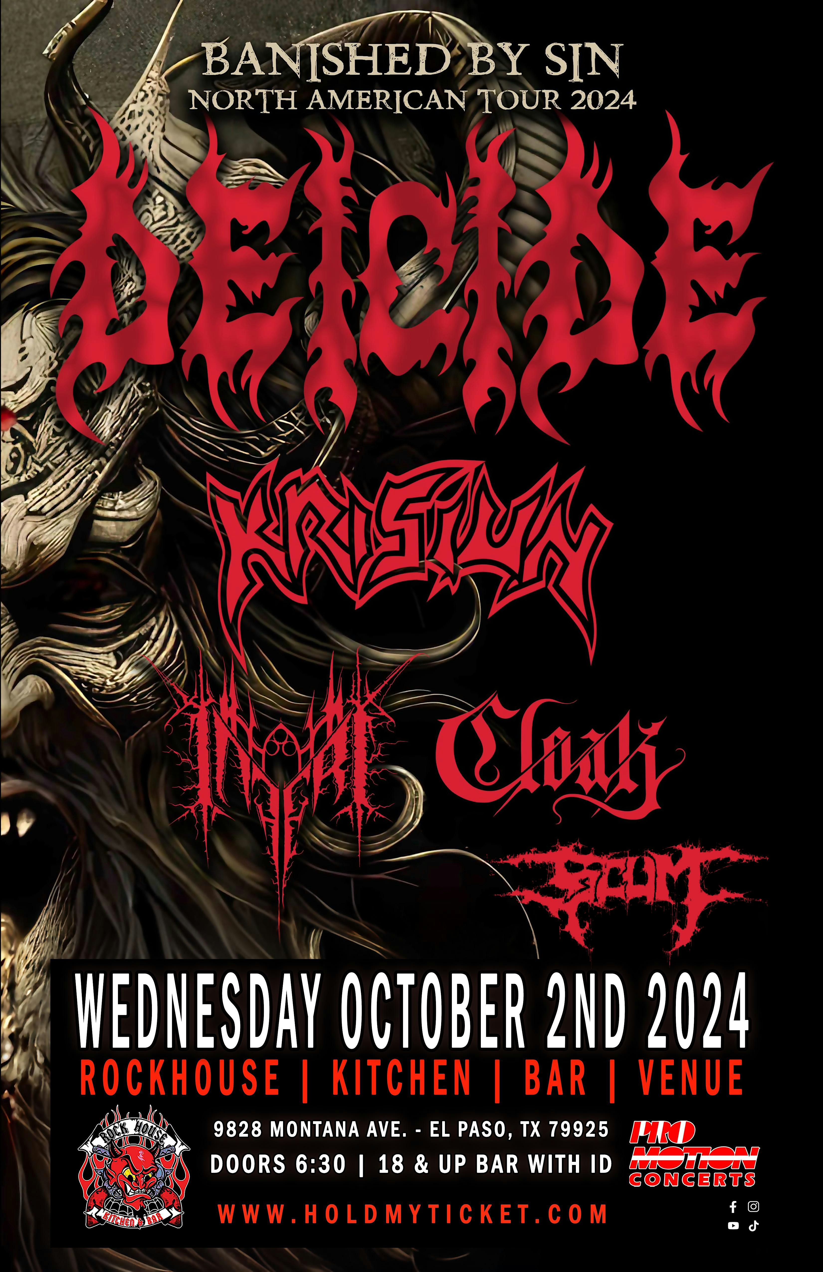 DEICIDE – El Paso, TX