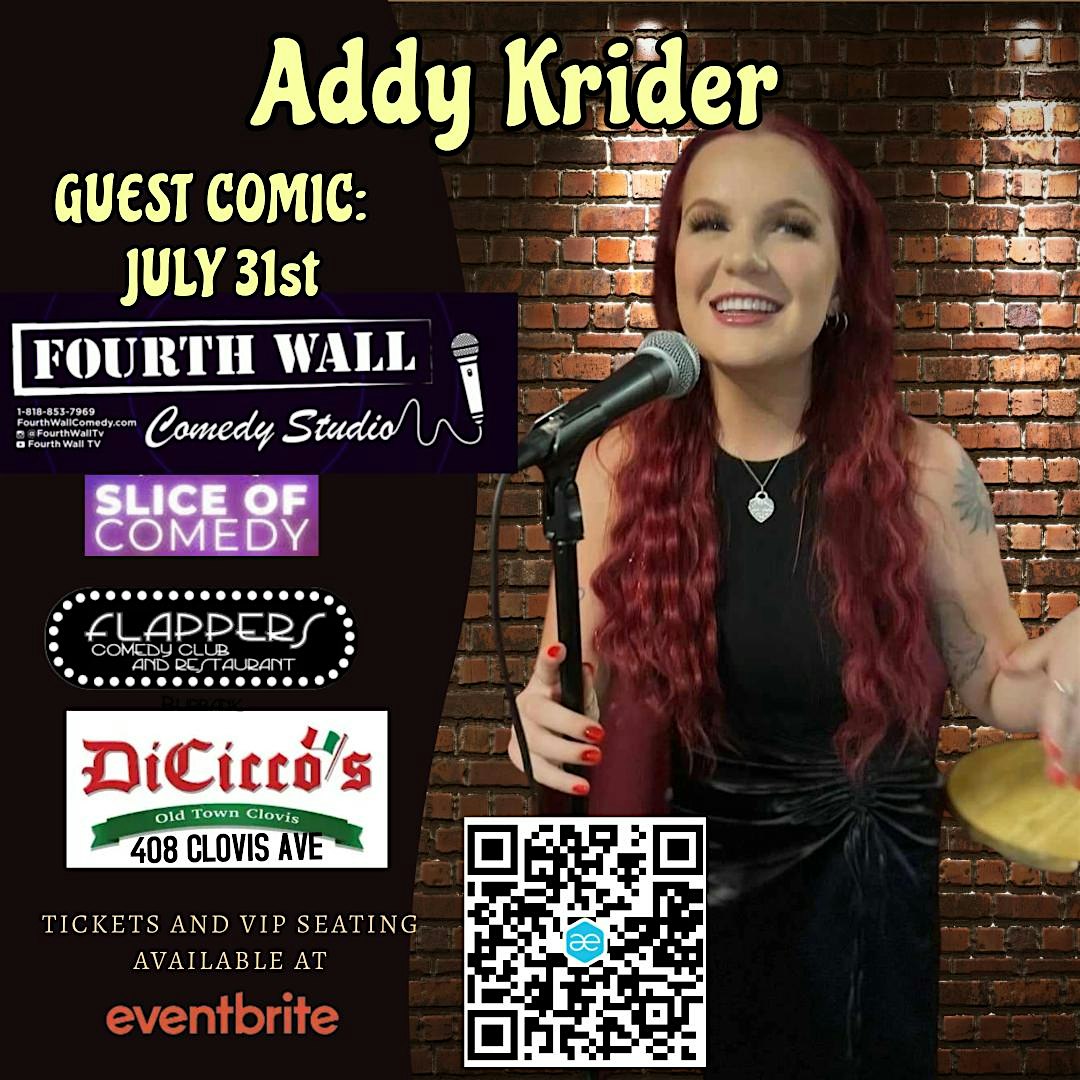 Just The Tips Comedy Show Headlining Addy Krider + Open-Mic – Clovis, CA