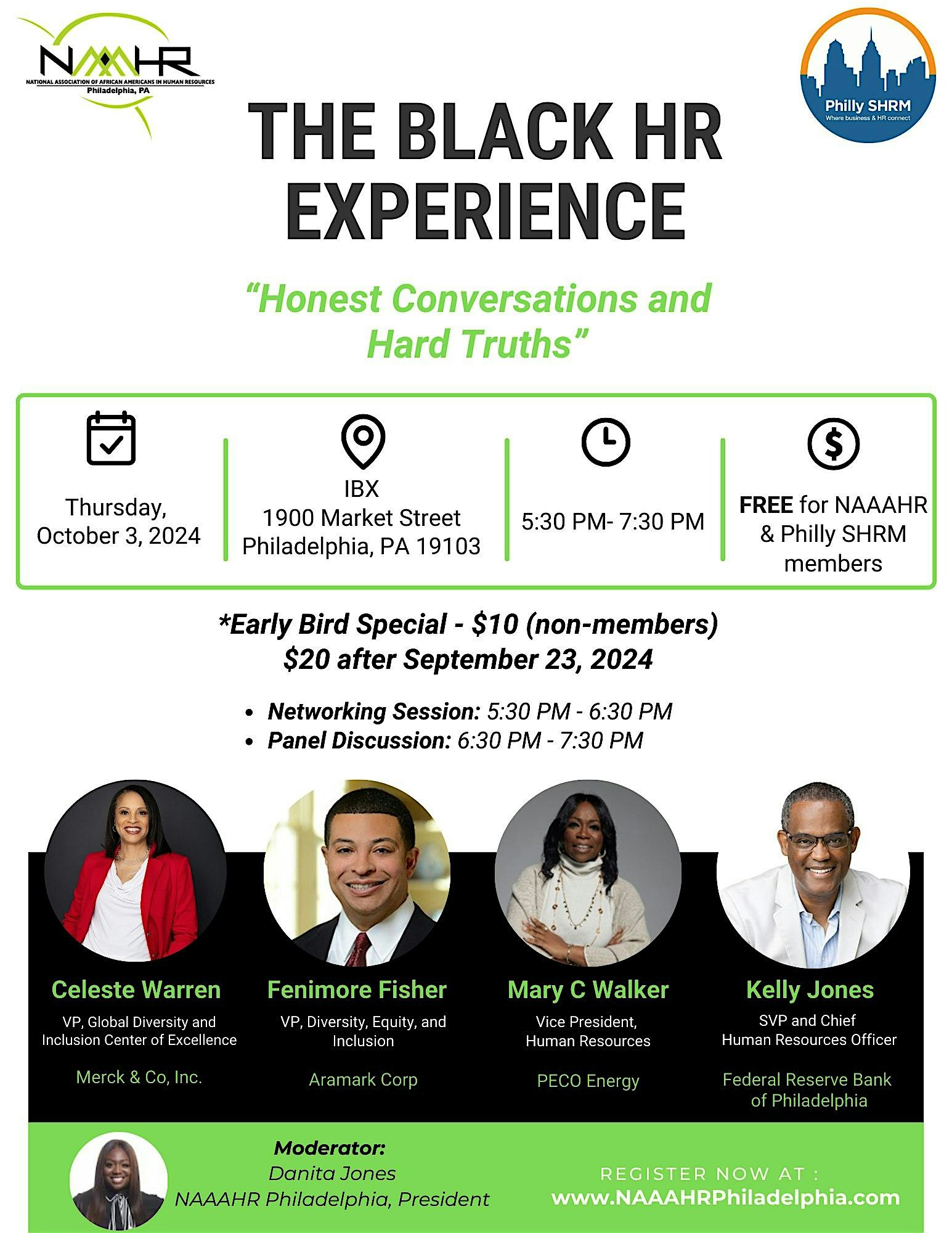 The Black HR Experience: “Honest Conversations and Hard Truths” – Philadelphia, PA