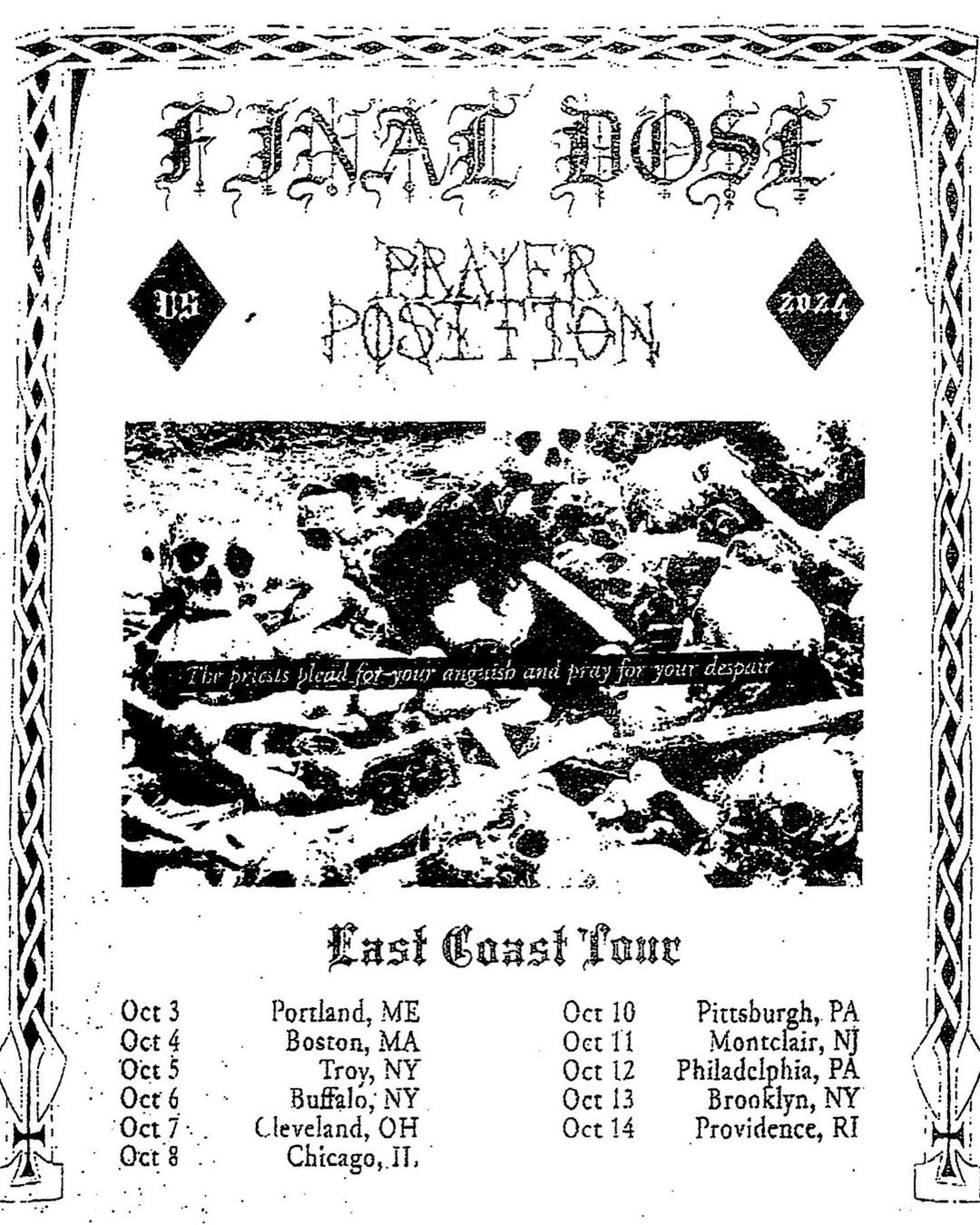 MISERY WHIP/FINAL DOSE(UK)/PRAYER POSITION/LEPRA – Portland, ME