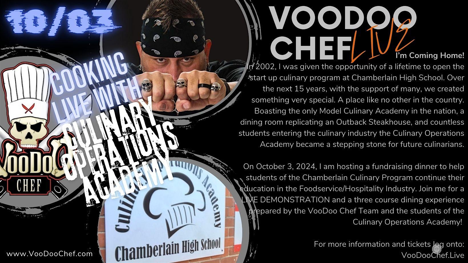 VooDoo Chef Live – Making a Difference! – Tampa, FL