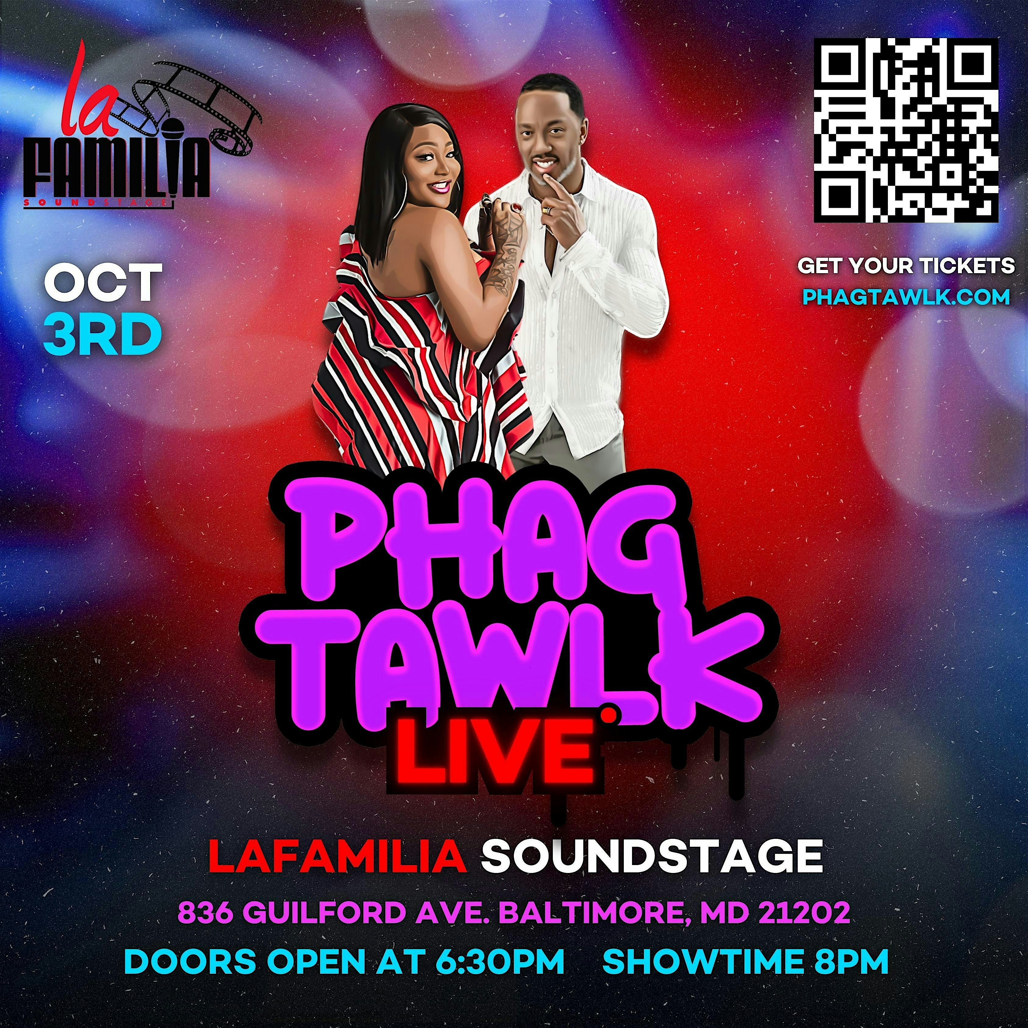 Phag Tawlk LIVE with TS Madison & CraigTheWriterStewart !! – Baltimore, MD