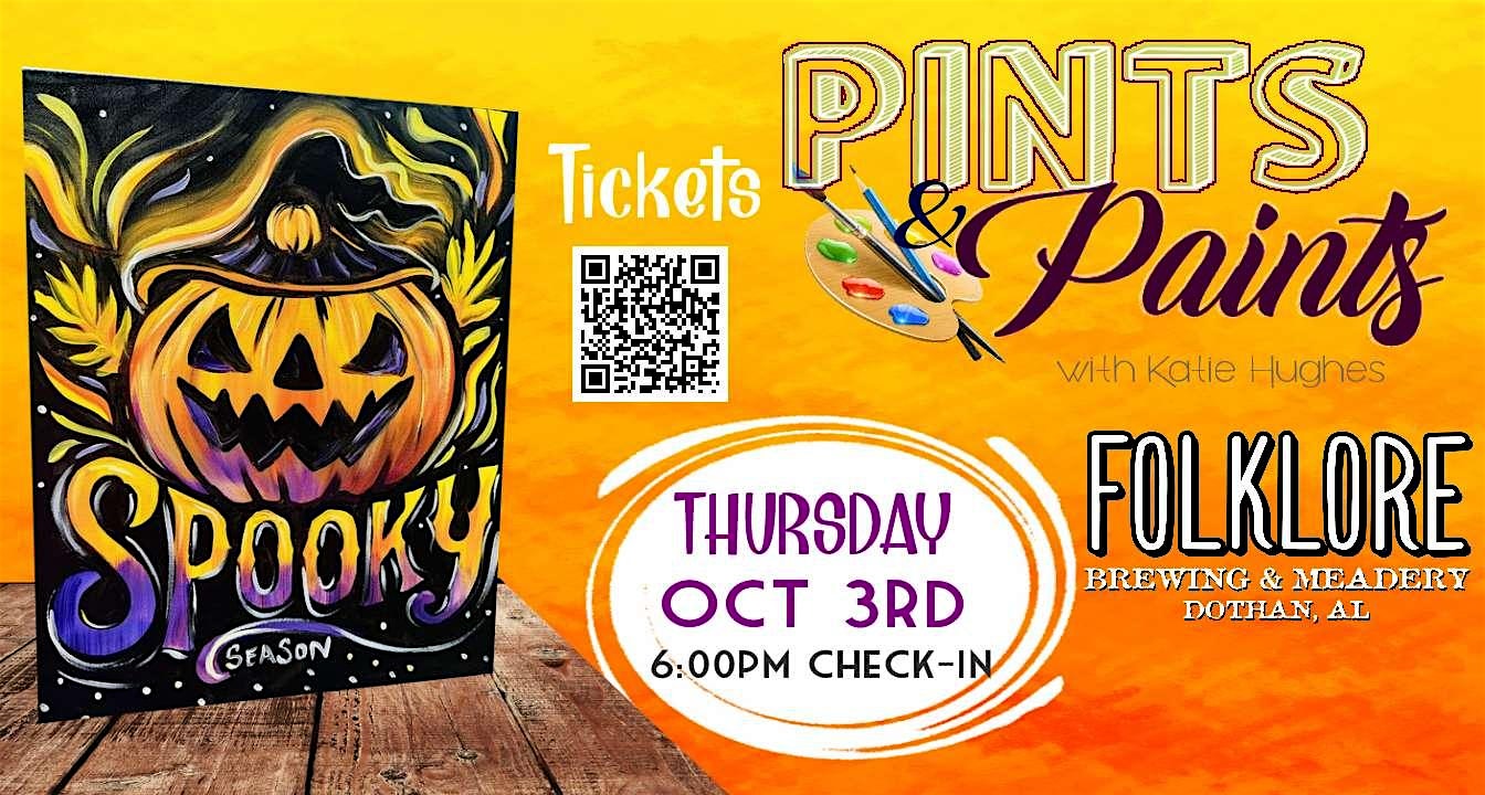 Pints & Paints at Folklore Brewing Dothan – Dothan, AL