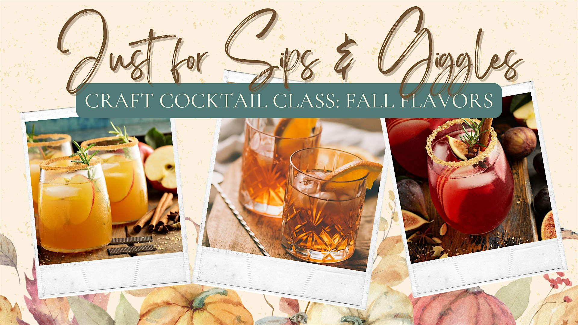 Just for Sips & Giggles Cocktail Class: Fall Flavors – Virginia Beach, VA