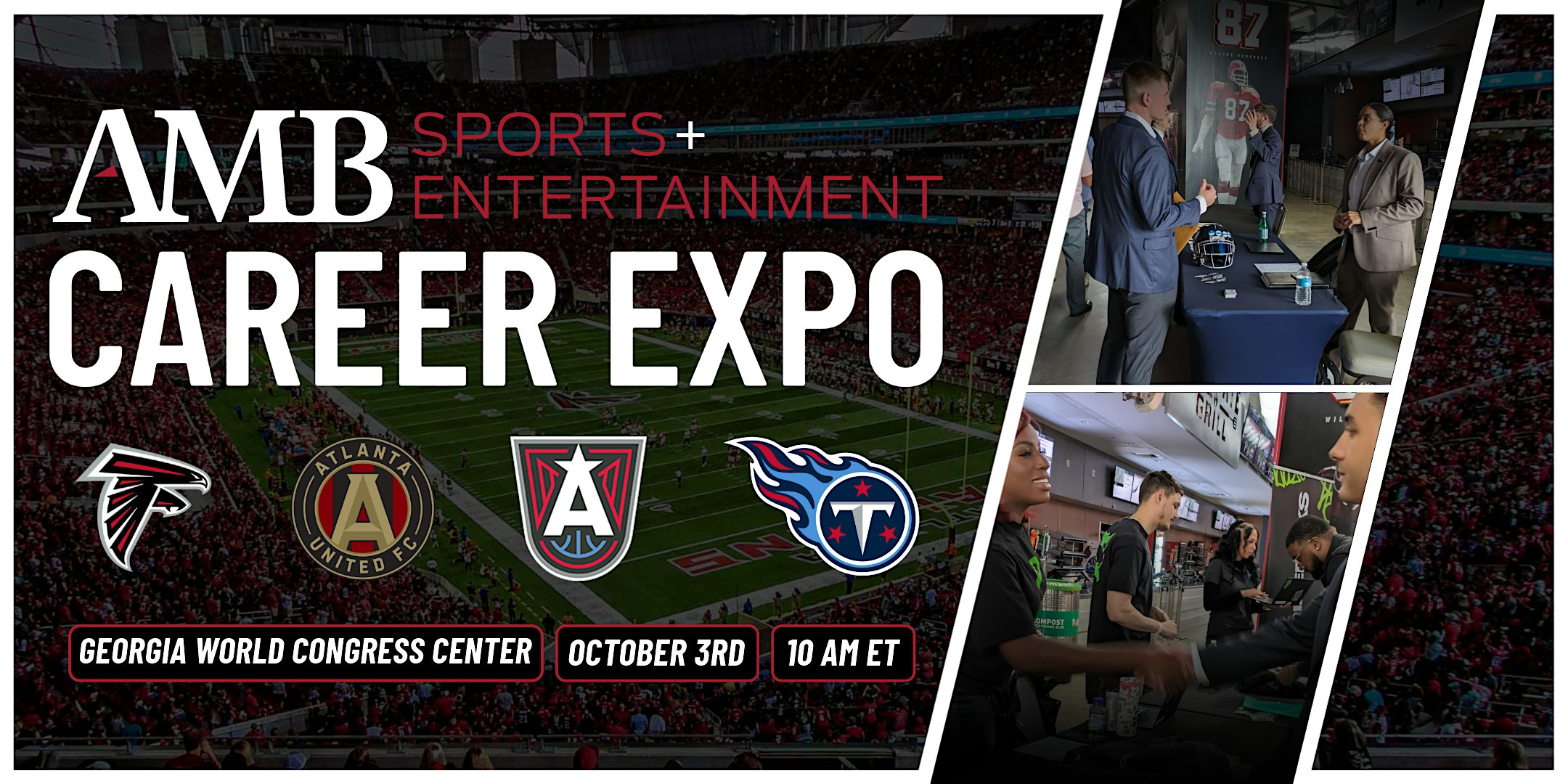 2024 AMB Sports & Entertainment Career Expo hosted by the Atlanta Falcons – Atlanta, GA