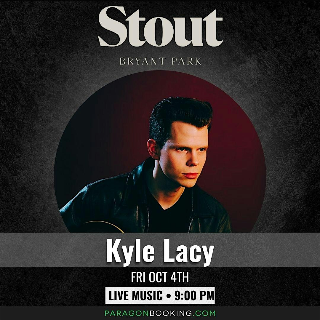 Music at the Bar : Live Music in Midtown Manhattan featuring Kyle Lacy at Stout NYC Bryant Park – ,