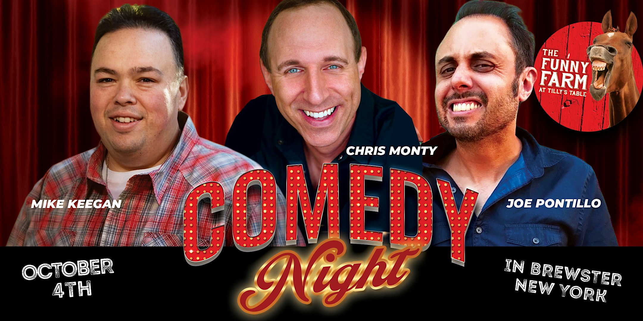 Comedy Night at The Funny Farm at Tilly’s Table – Brewster, NY