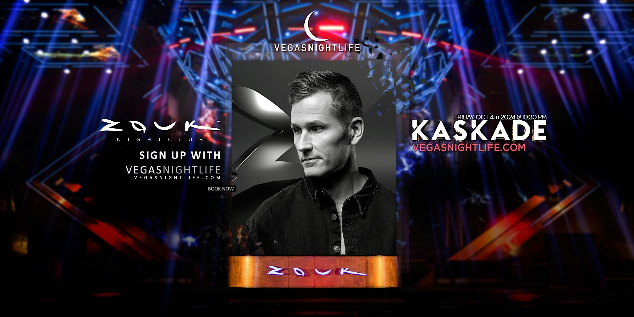 Kaskade | Las Vegas Party Friday | Zouk Nightclub – Las Vegas, NV