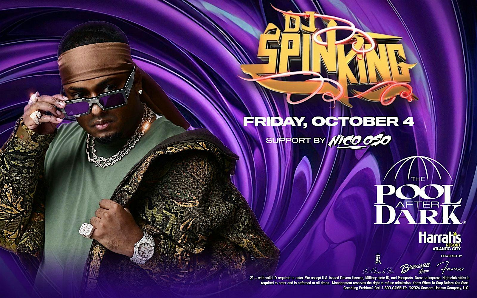 DJ Spinking @ Harrahs Pool AC October 4 – Atlantic City, NJ