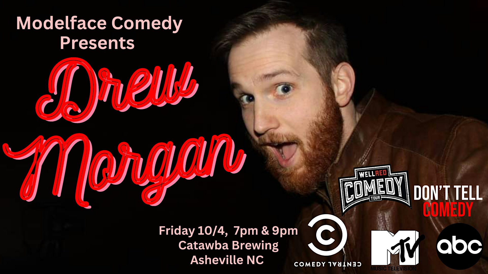 Comedy at Catawba: Drew Morgan (late show) – Asheville, NC