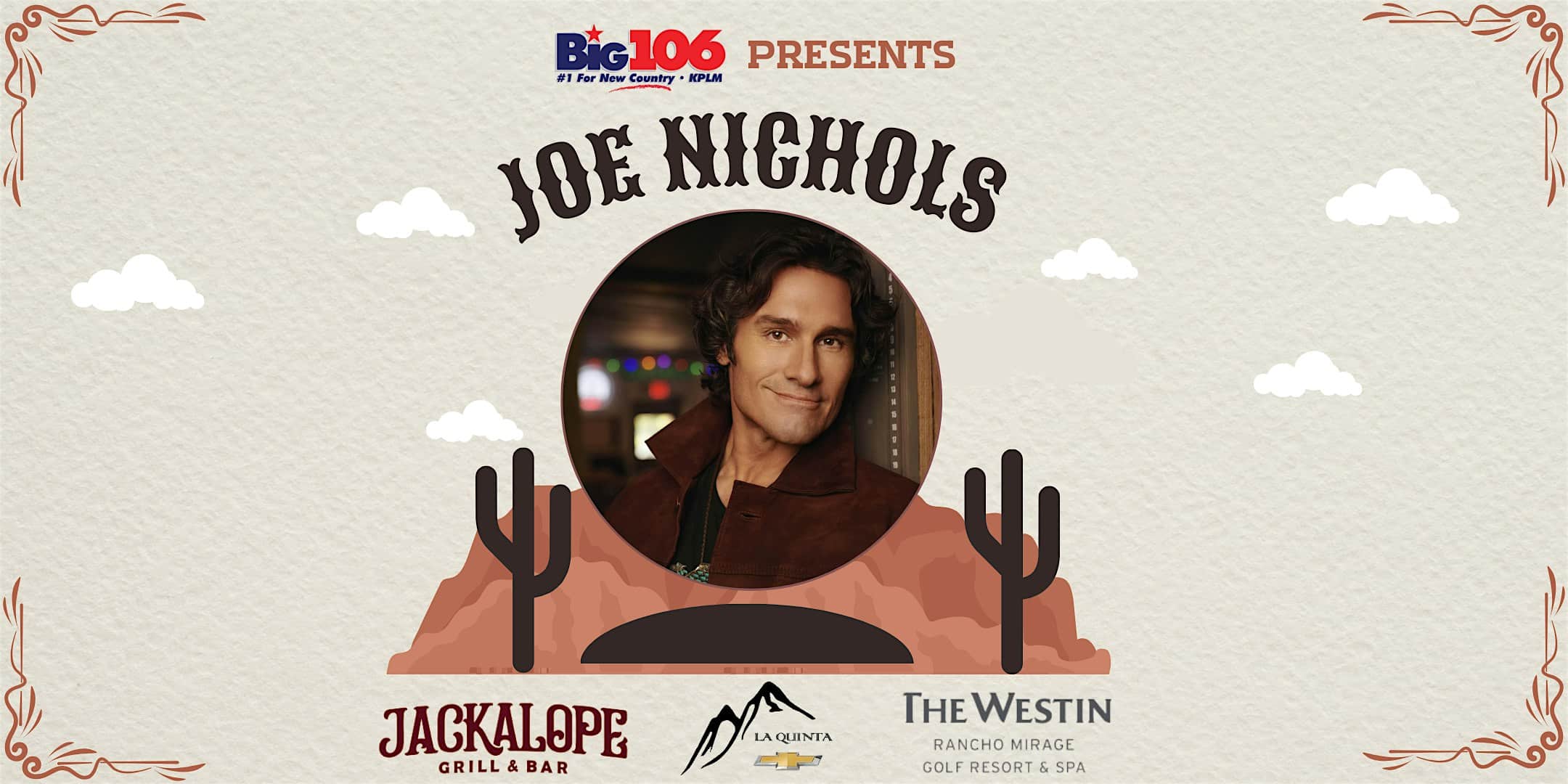 Joe Nichols LIVE at the Jackalope Ranch! – Indio, CA