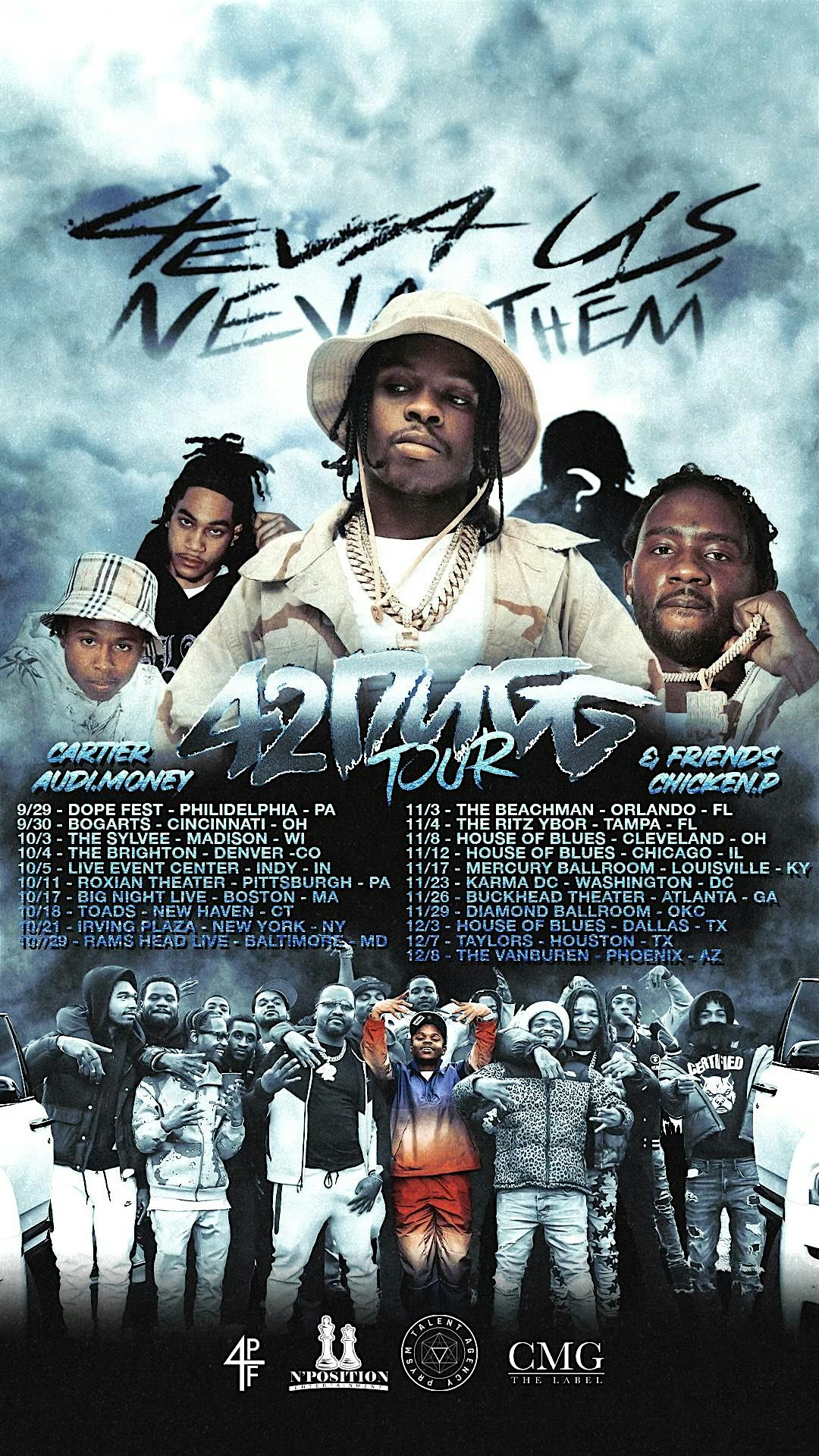 42 DUGG & Friends! “4Eva Us Neva Them” TOUR; Concert TICKETS – Indianapolis, IN