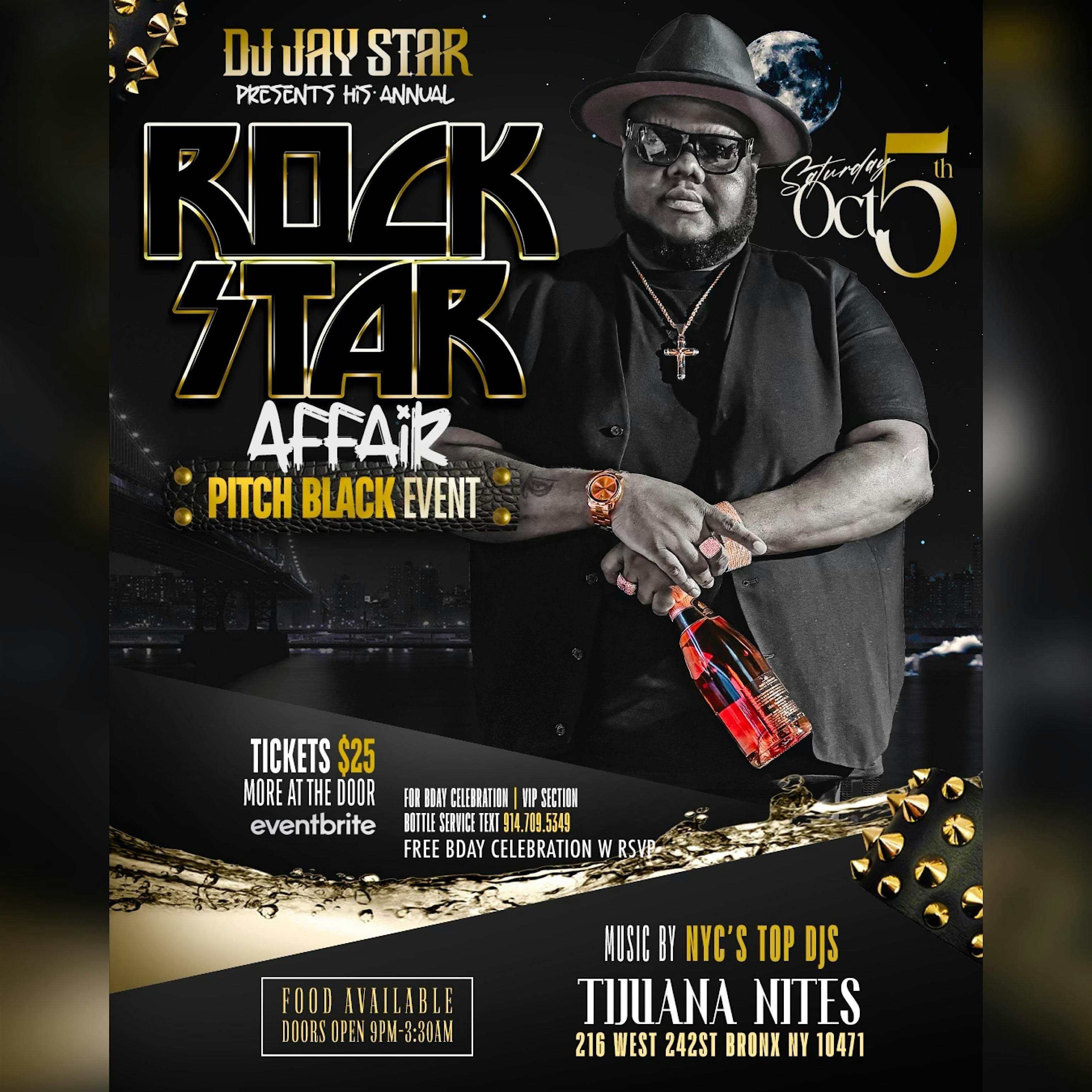 ROCK STAR AFFAIR | ALL BLACK EDITION – The Bronx, NY