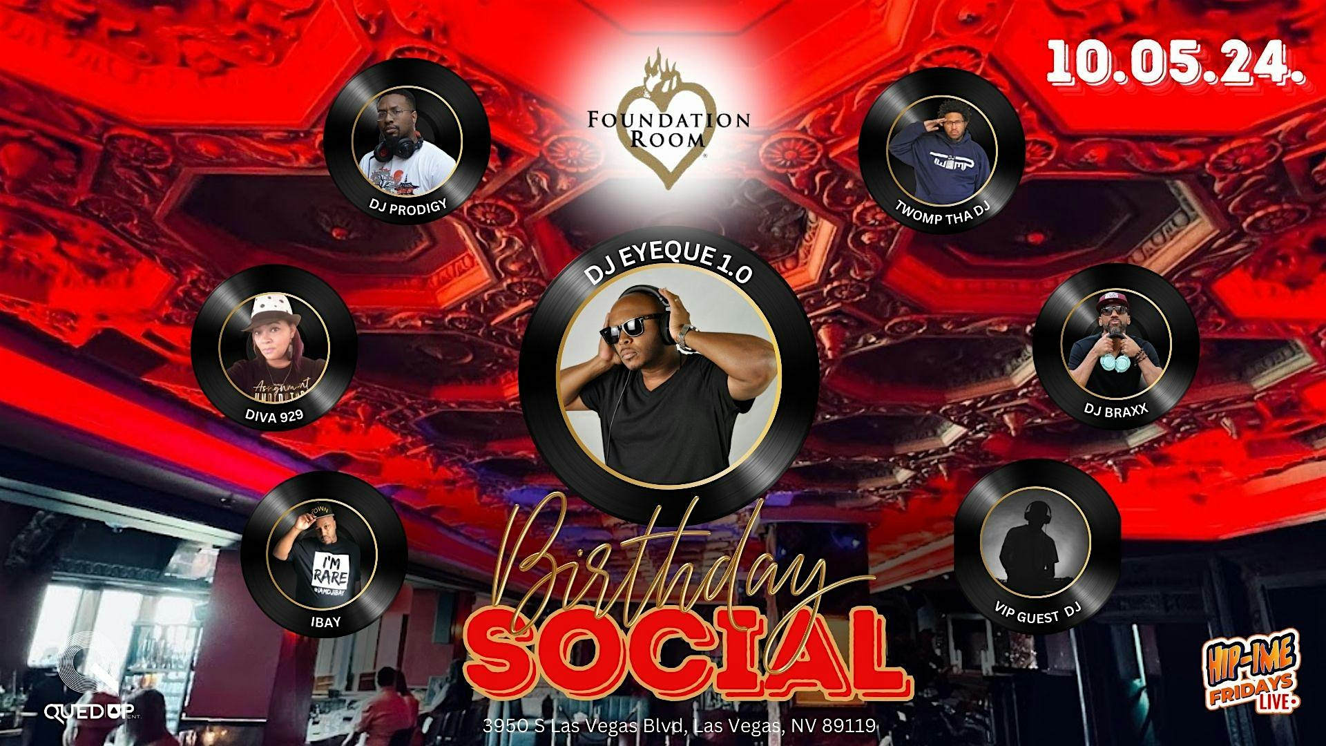 DJ EYEQUE Birthday Social – Las Vegas, NV