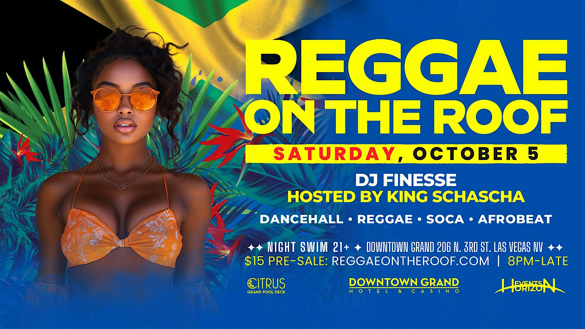 Reggae Night Pool Party w/ DJ Finesse Hosted by King Schascha – Las Vegas, NV