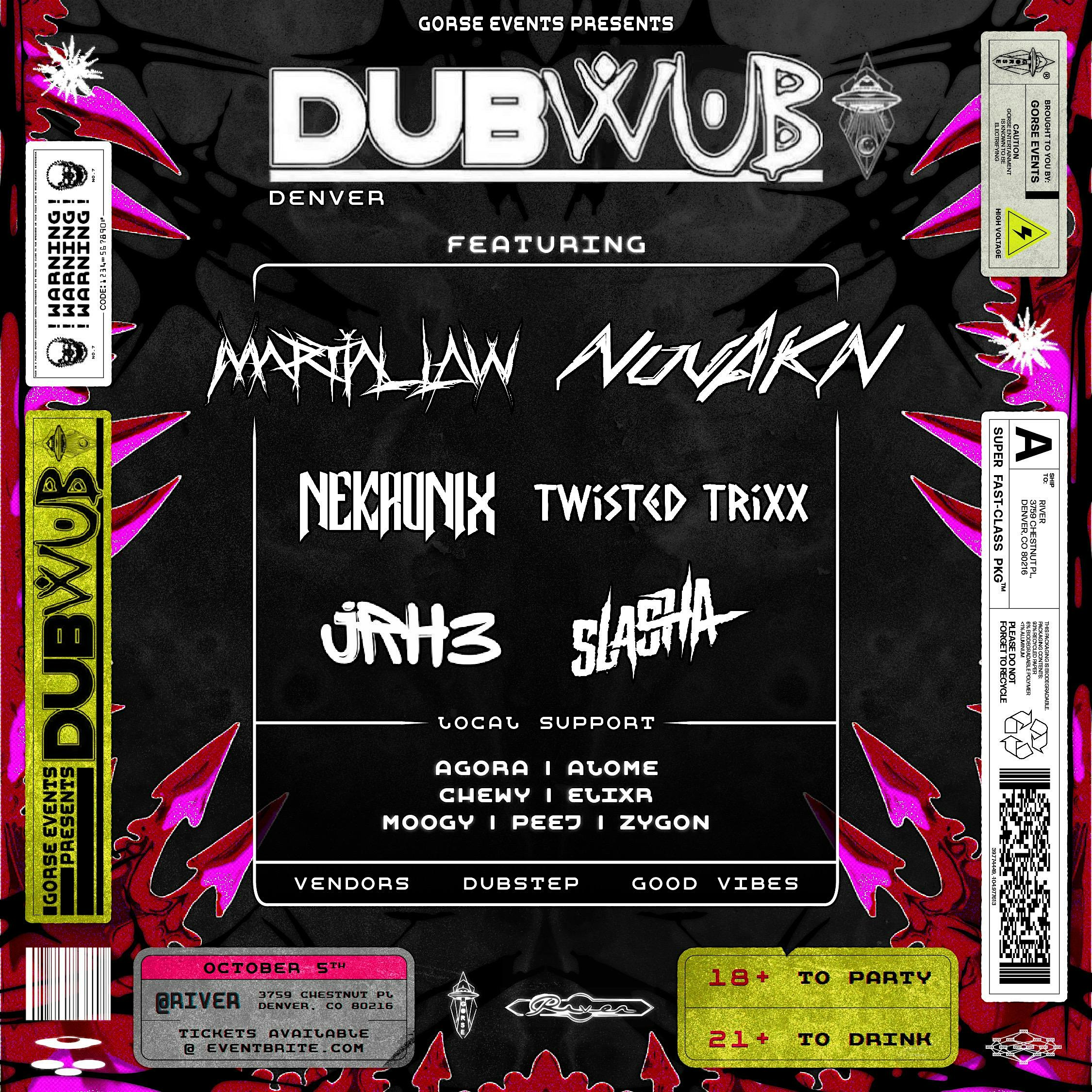 DUB WUB DENVER OCTOBER – Denver, CO