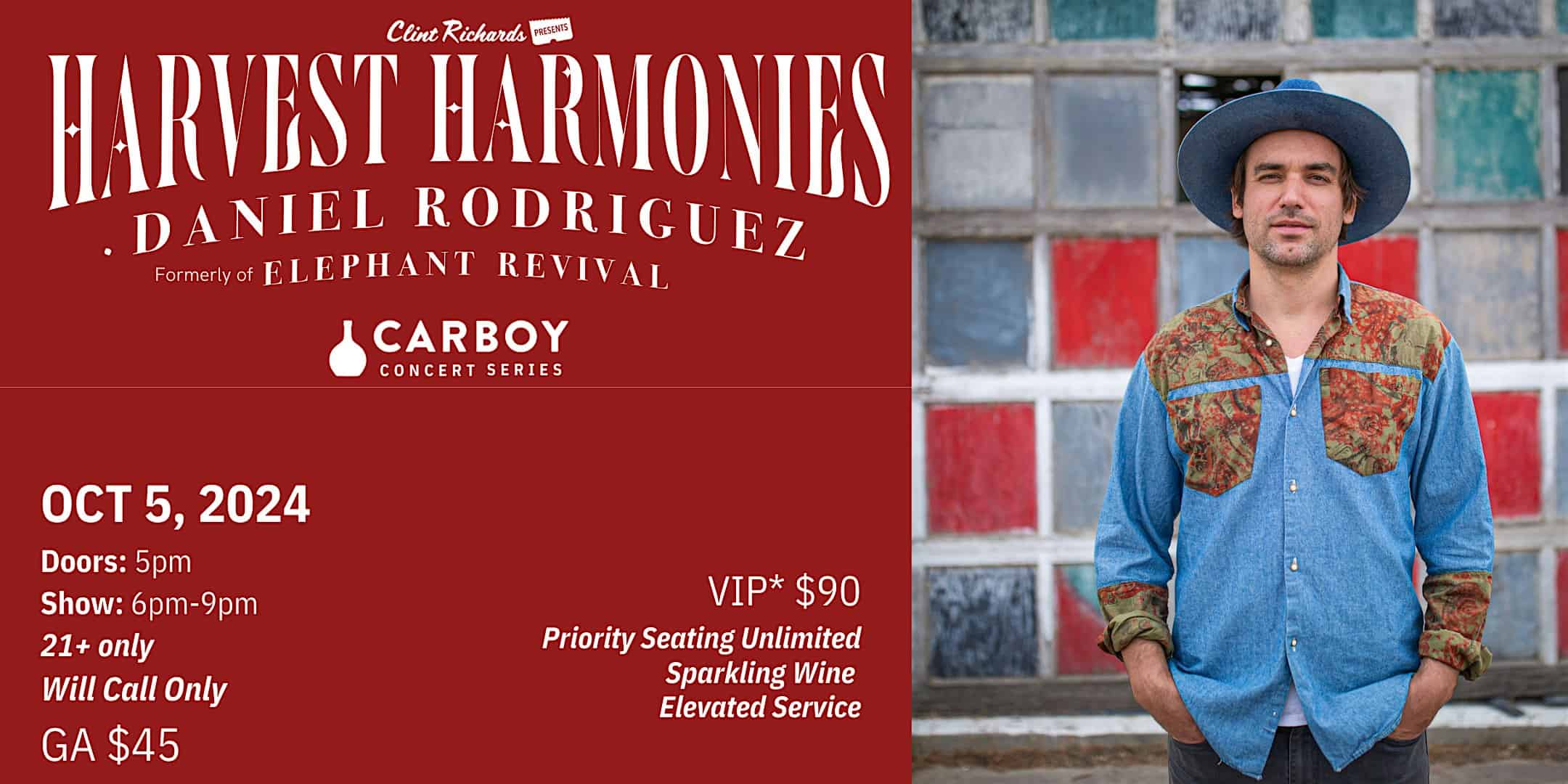 Carboy Concert Series – Harvest Harmonies Event – Palisade, CO