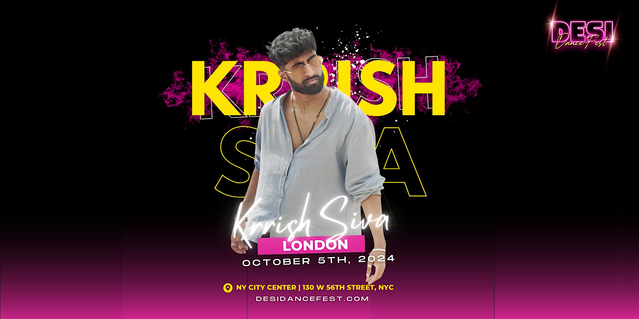 Krrish Siva NYC Dance Workshop – Desi Dance Fest 2024 – New York, NY