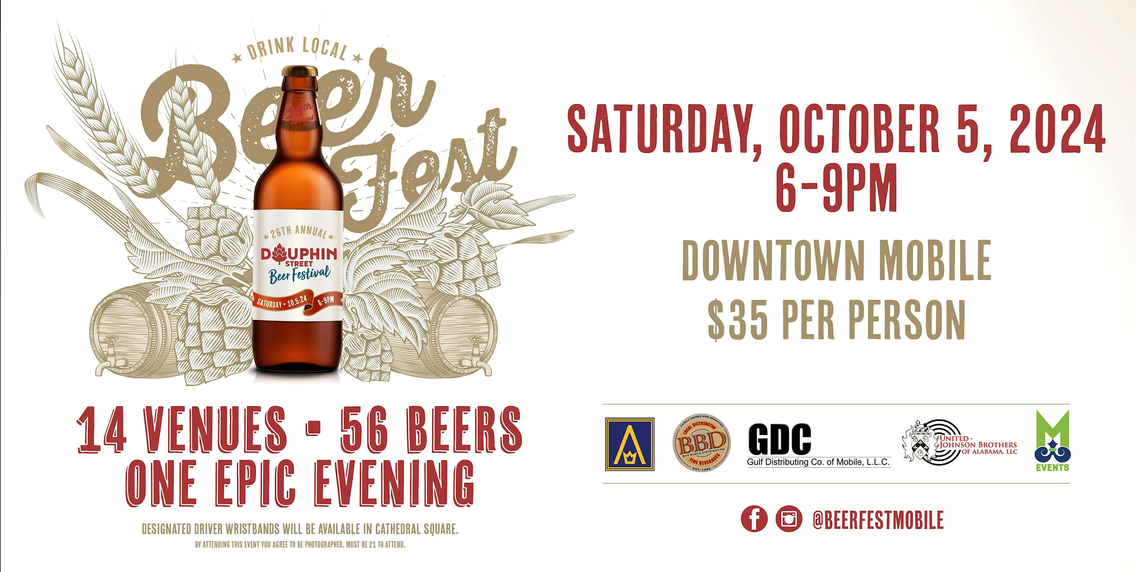 Dauphin Street Beer Festival – Joe Cain Cafe – Mobile, AL